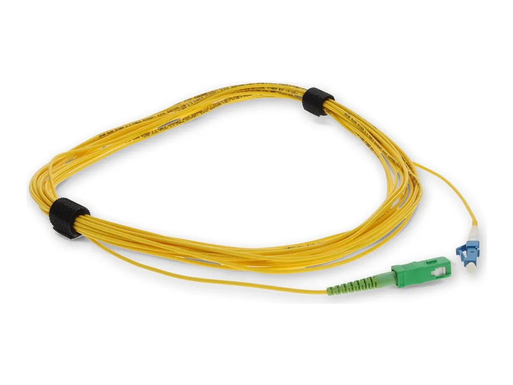 AddOn - Patch cable - SC/APC single-mode (M) to LC single-mode (M) - 1 m - fiber optic - simplex - 9 / 125 micron - OS1 - halogen-free ADD-ASC-LC-1MS9SMF