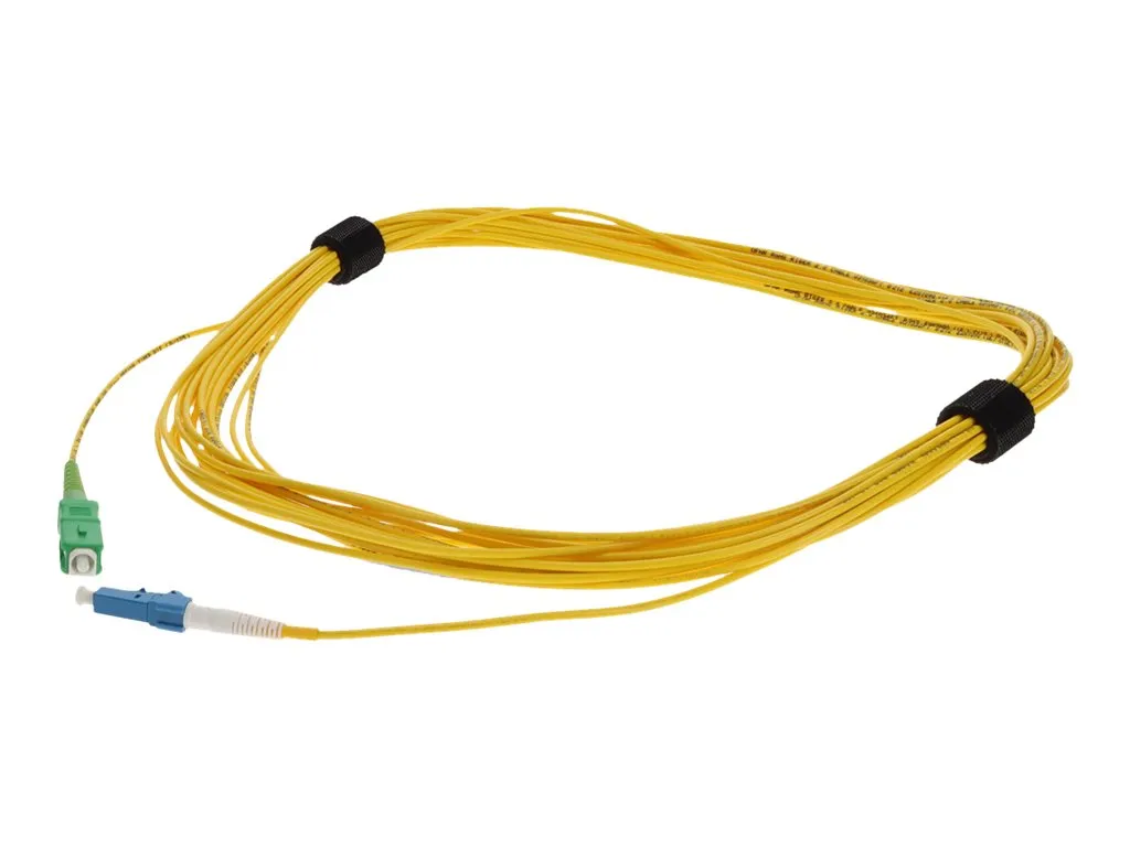 AddOn - Patch cable - SC/APC single-mode (M) to LC single-mode (M) - 1 m - fiber optic - simplex - 9 / 125 micron - OS1 - halogen-free ADD-ASC-LC-1MS9SMF
