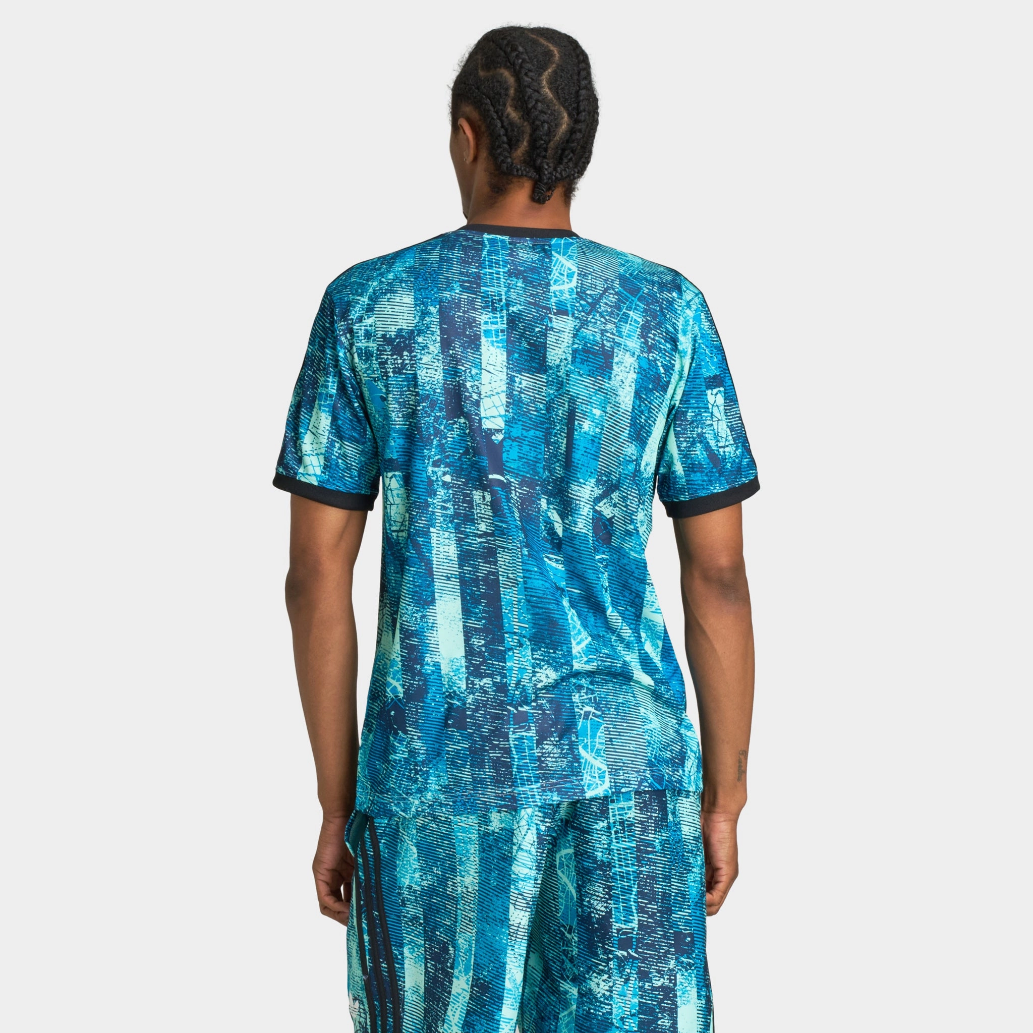 adidas FTB All Over Print T-Shirt Multicolour / Clear Mint