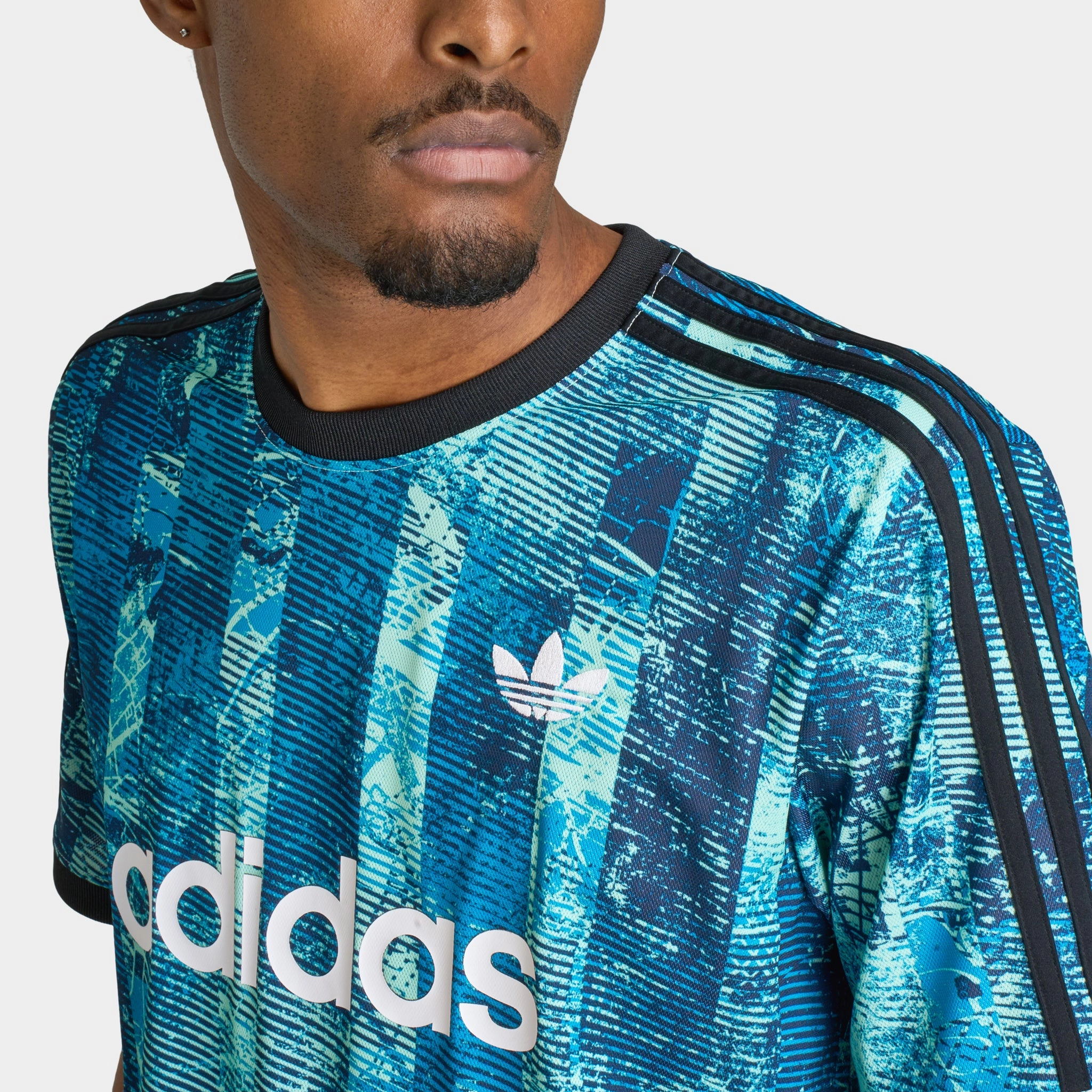 adidas FTB All Over Print T-Shirt Multicolour / Clear Mint