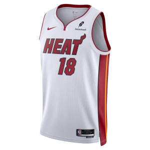 Alec Burks Nike Miami HEAT Association White Swingman Jersey
