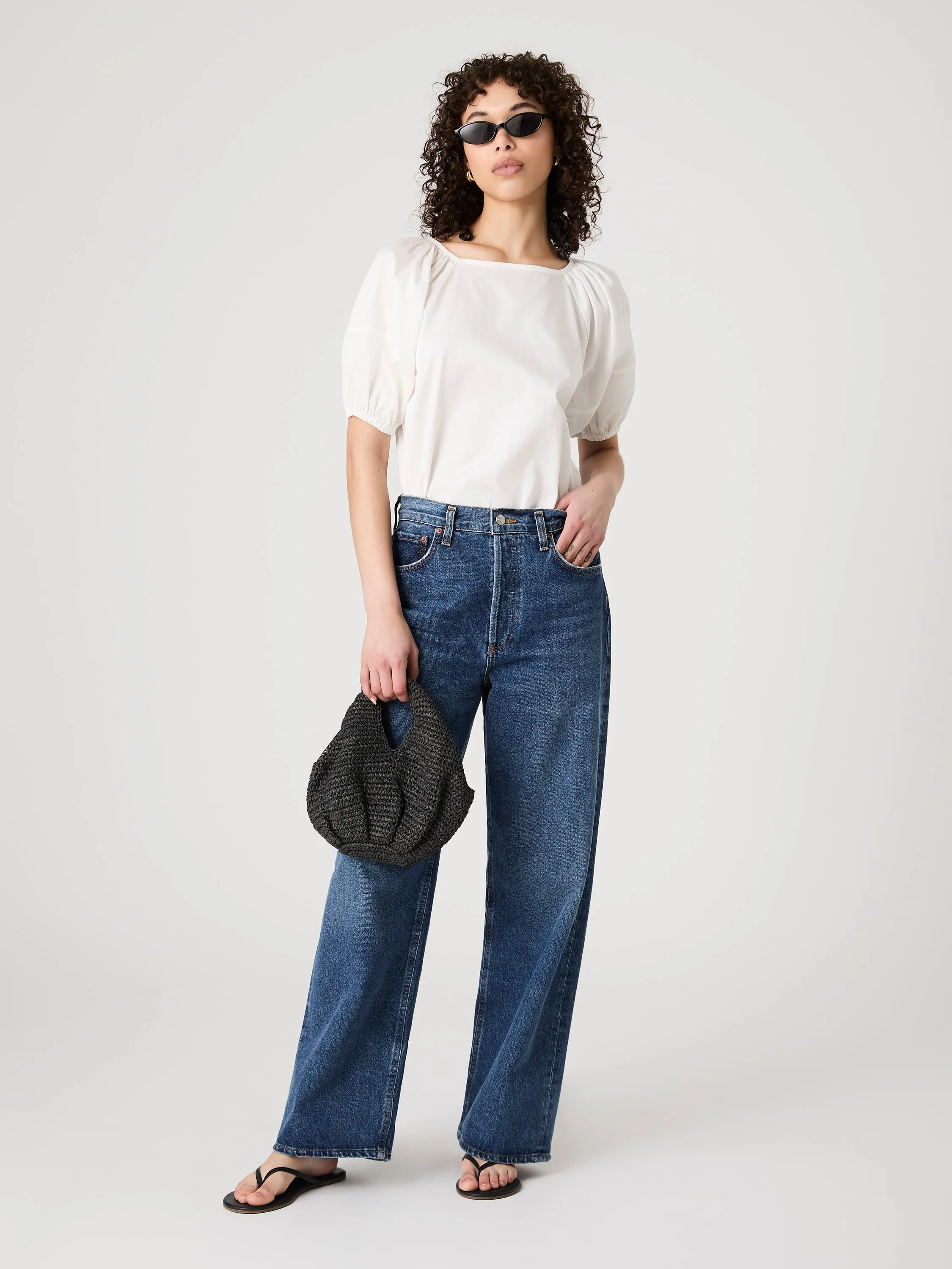 Alexis Raglan Puff Sleeve Top