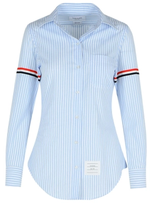 'Armband' Light Blue Cotton Shirt