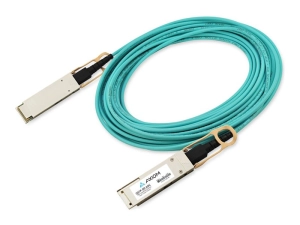 Axiom - 400GBase-AOC direct attach cable - QSFP-DD to QSFP-DD - 50 m - fiber optic - Active Optical Cable (AOC) QDD-400-AOC50M-AX