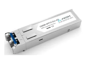 Axiom - SFP (mini-GBIC) transceiver module - 100Mb LAN (optical), 2.7 GigaE - 2.7GBase-LR2 (CWDM), 100Base-LR-2 (CWDM) - LC single-mode SFPC12-MR53-AX