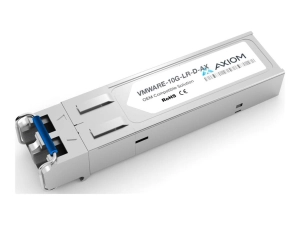 Axiom - SFP  transceiver module (equivalent to: VMware VMWARE-10G-LR-D) - 10GbE - 10GBase-LR - LC single-mode - up to 6.2 miles VMWARE-10G-LR-D-AX