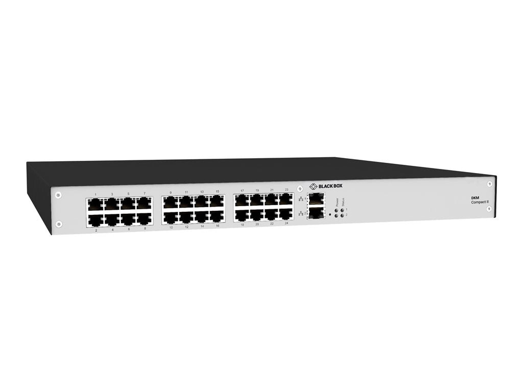 Black Box DKM Compact II KVM Matrix Switch ACXC24-1G - KVM switch - 24 x KVM port(s) - rack-mountable