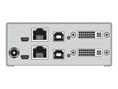 Black Box ServSwitch DKM Transmitters, CATx Single-Link DVI - Video/USB extender - GigE - 1000Base-T - up to 459 ft - for ServSwitch ACX1T-22-C