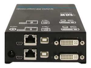 Black Box ServSwitch DKM Transmitters, CATx Single-Link DVI - Video/USB extender - GigE - 1000Base-T - up to 459 ft - for ServSwitch ACX1T-22-C