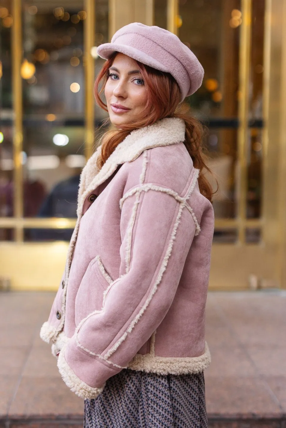 Blush Coat in Pink - FINAL SALE
