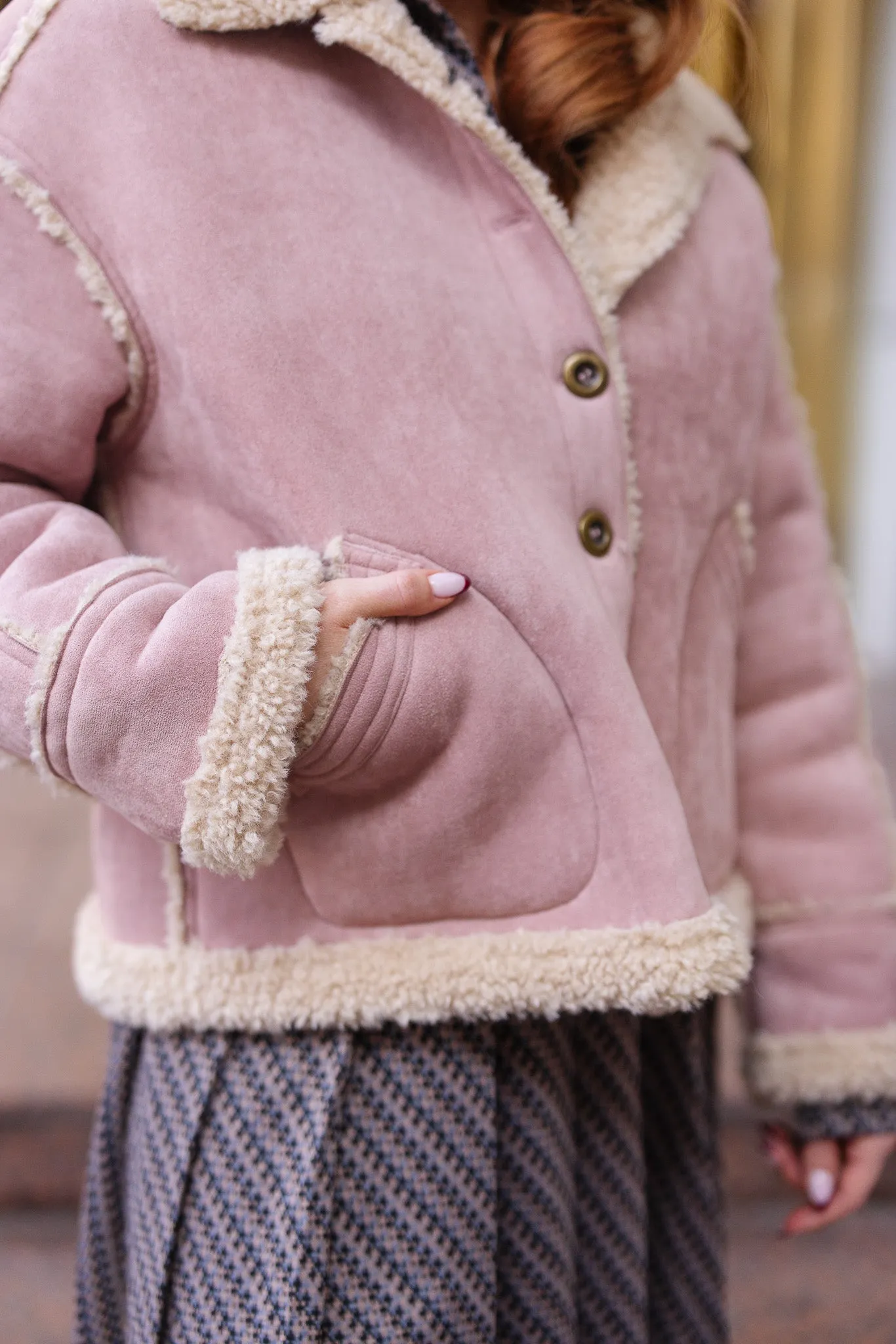 Blush Coat in Pink - FINAL SALE