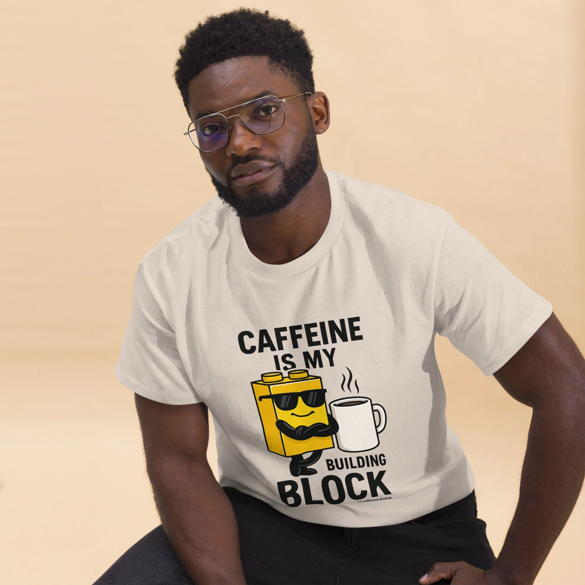 Caffeine is my Building Block Tee