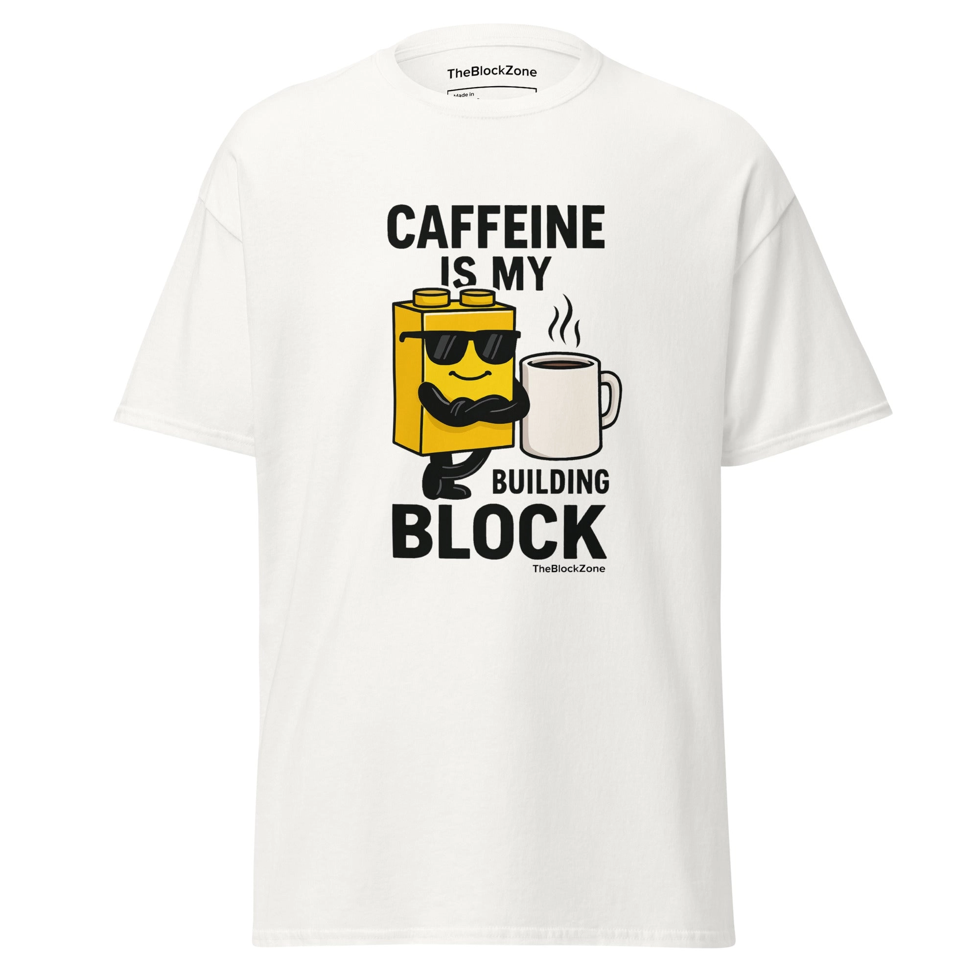 Caffeine is my Building Block Tee