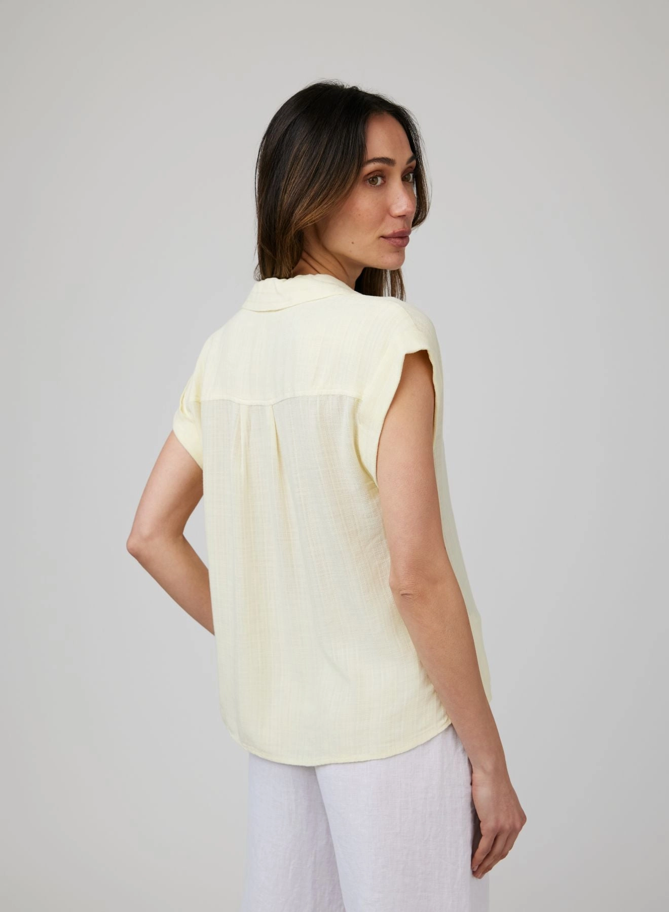 Cap Sleeve Pullover - Island Glow