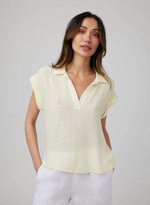 Cap Sleeve Pullover - Island Glow