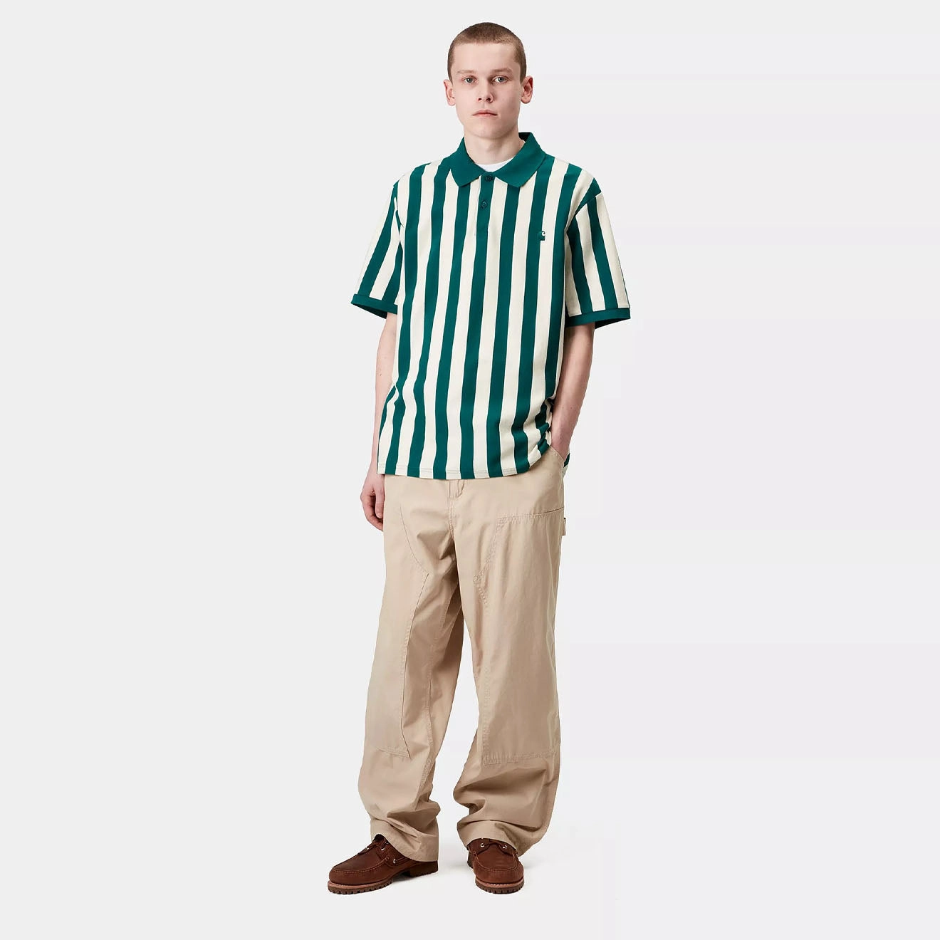Carhartt WIP Double Knee Pant Wall Rinsed