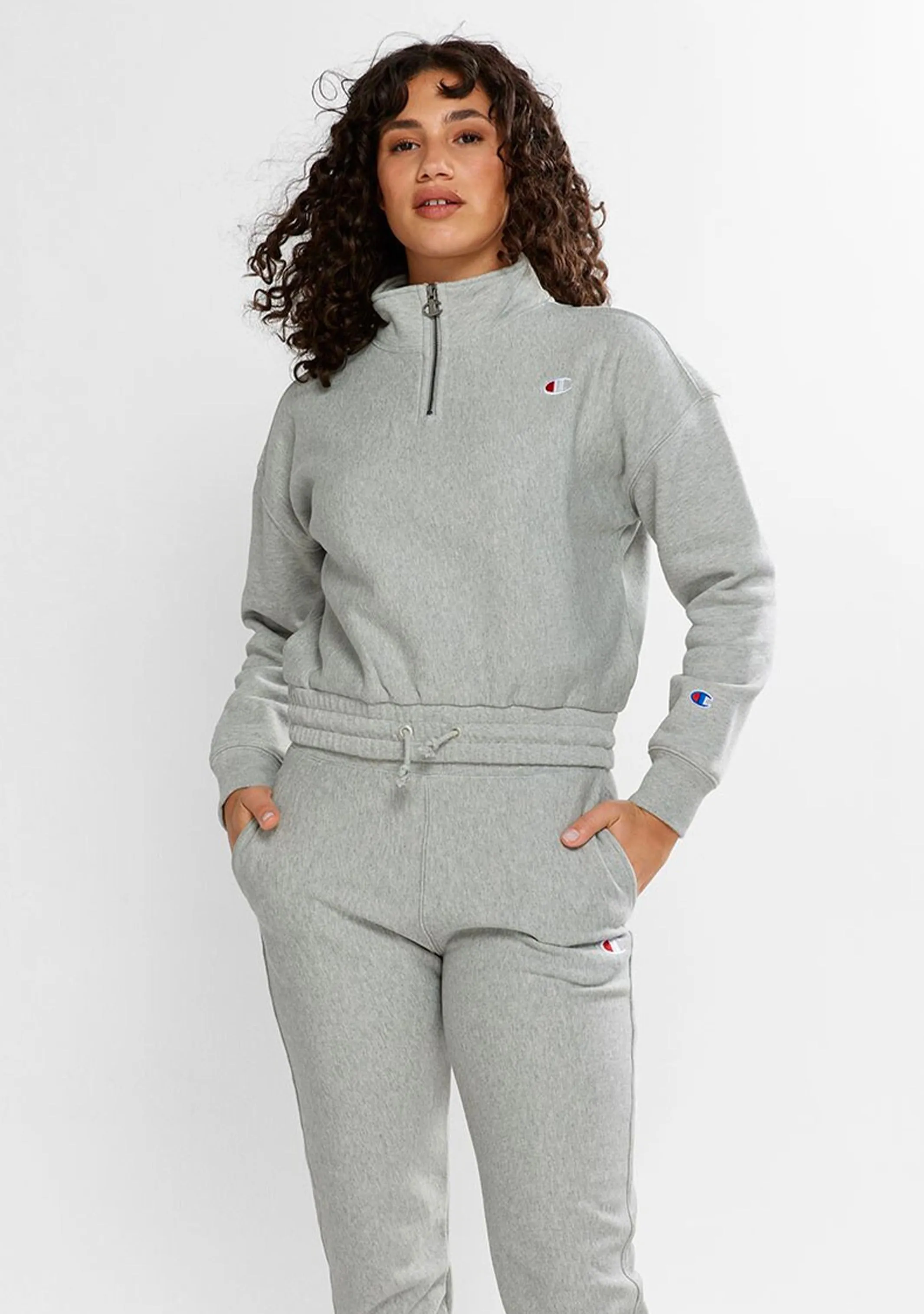 Champion Women’s Reverse Weave Small C Quarter Zip