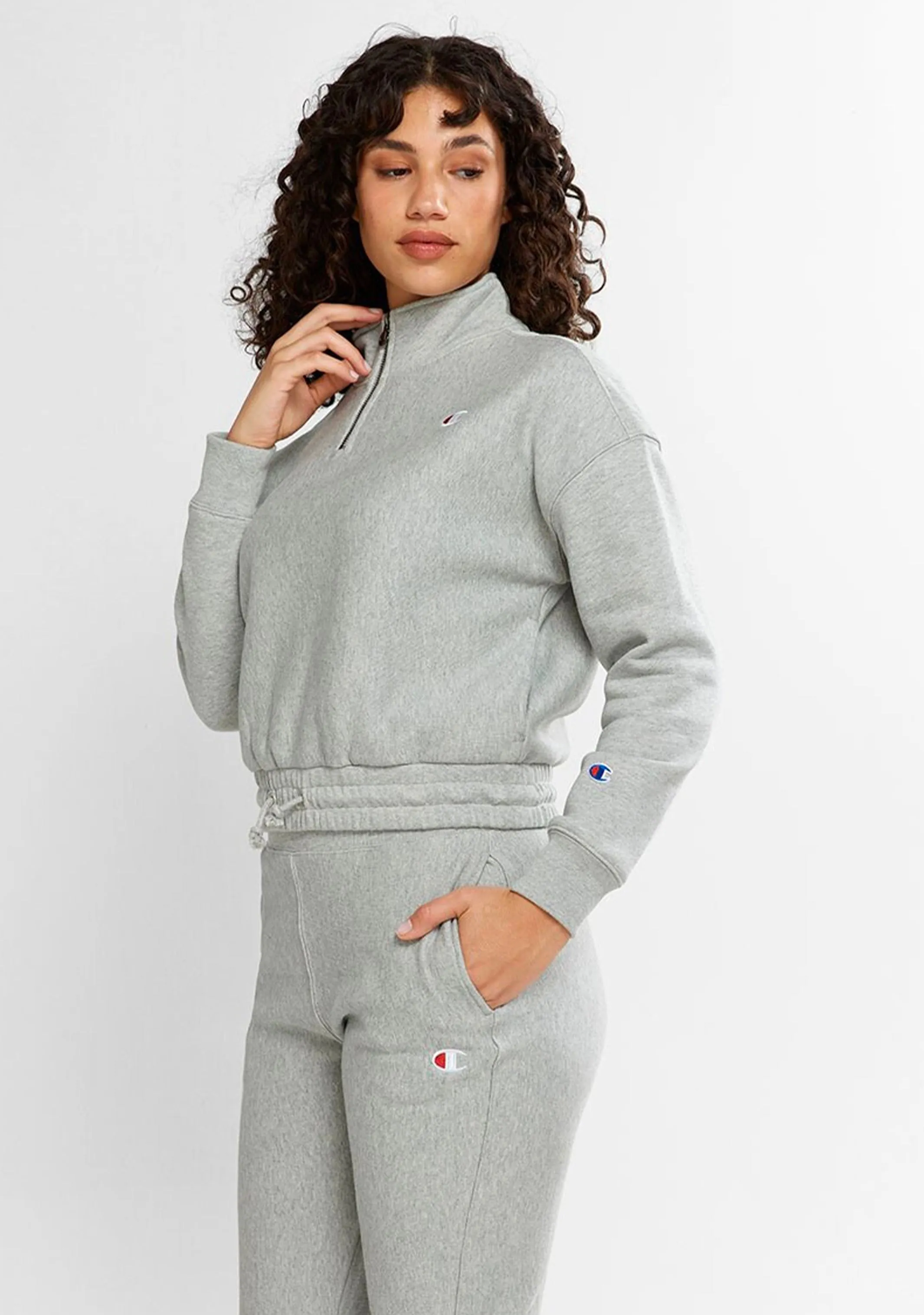 Champion Women’s Reverse Weave Small C Quarter Zip
