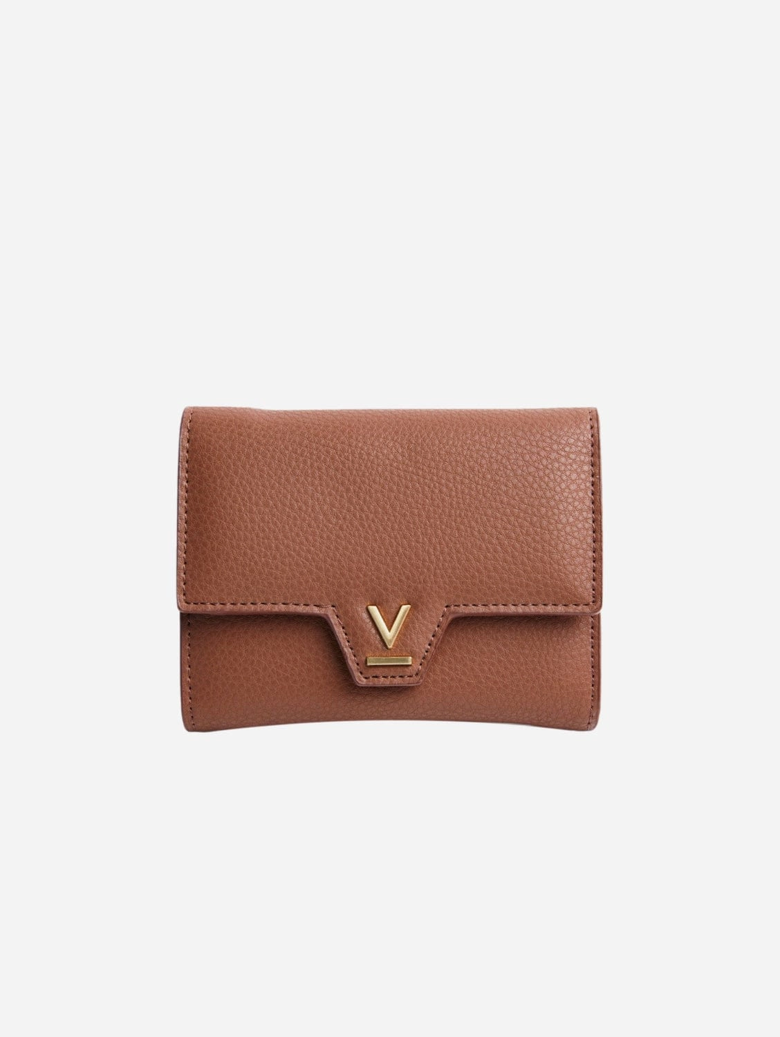 Clemmie Women's Vegan Bio-Based Bamboo Trifold Purse | Brown