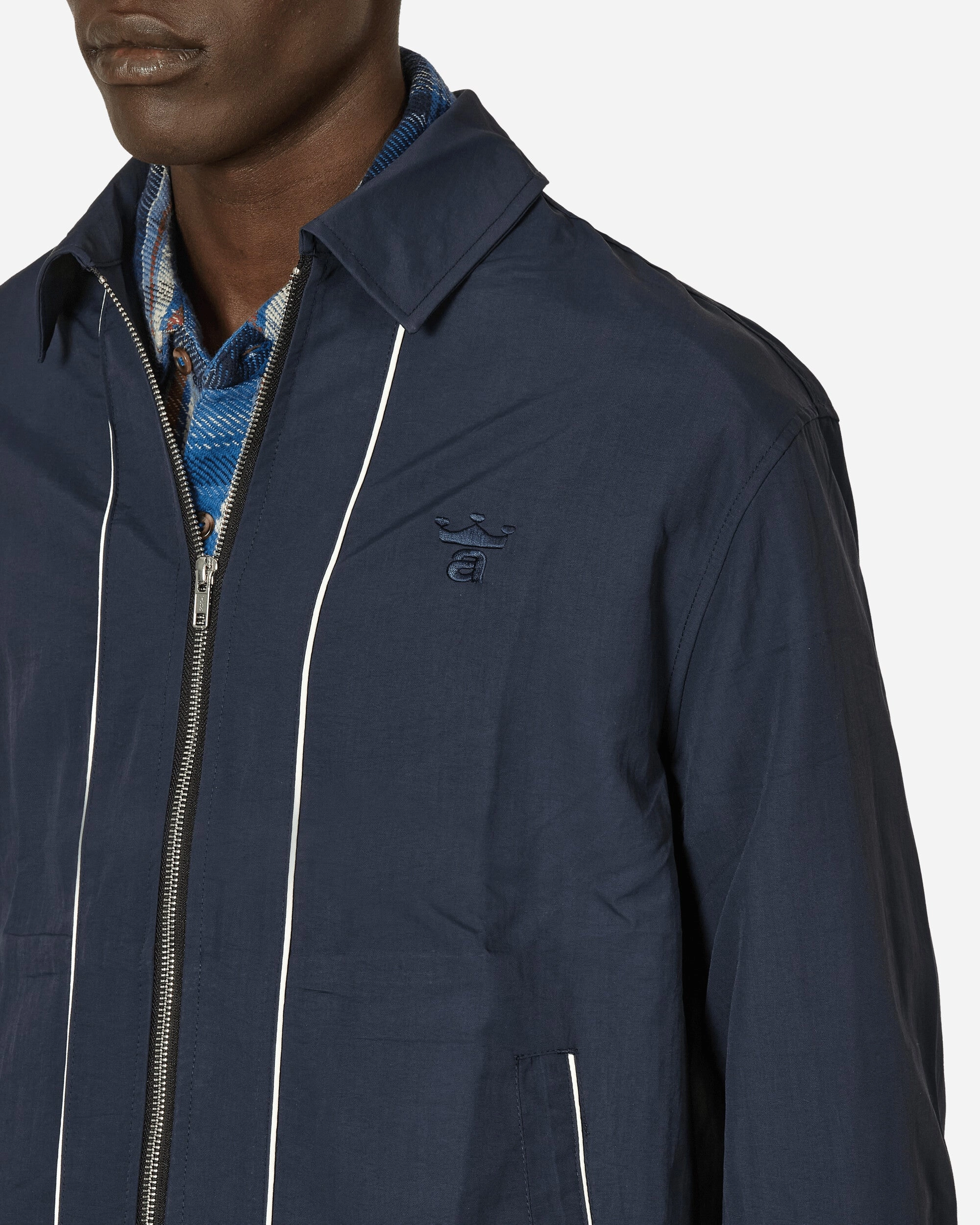 Crown Embroidered Coaches Jacket
