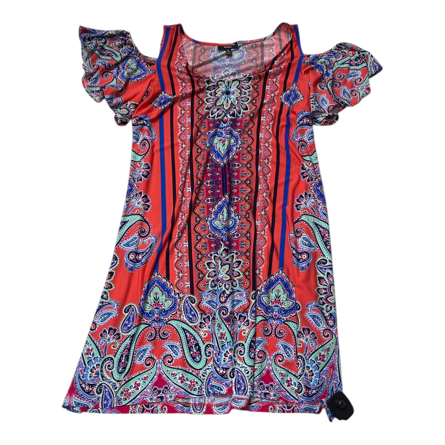 Dress Casual Midi By Msk In Multi, Size:Xl