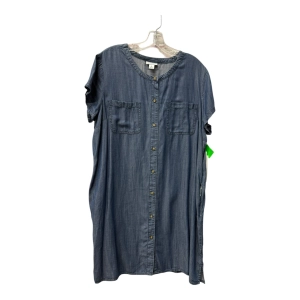 Dress Casual Short By Liz Claiborne In Blue, Size:Xl