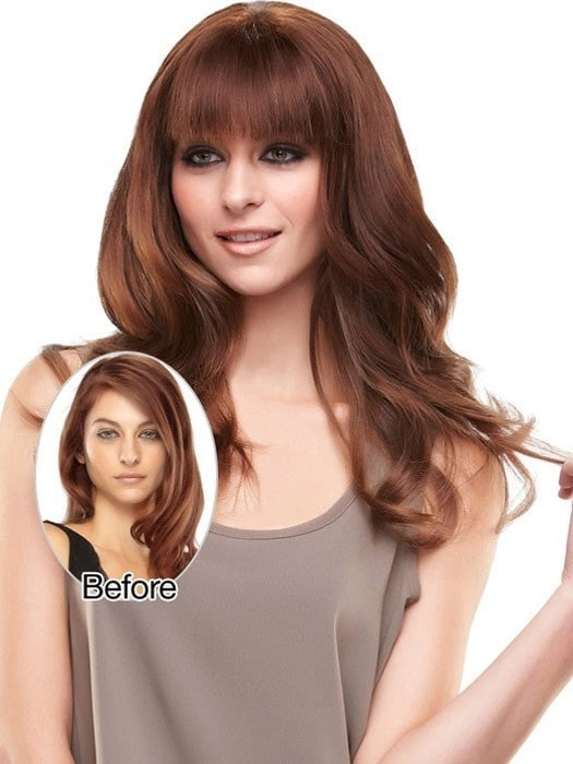 easiFringe Exclusive Colors | Remy Human Hair Topper (Mono Part)