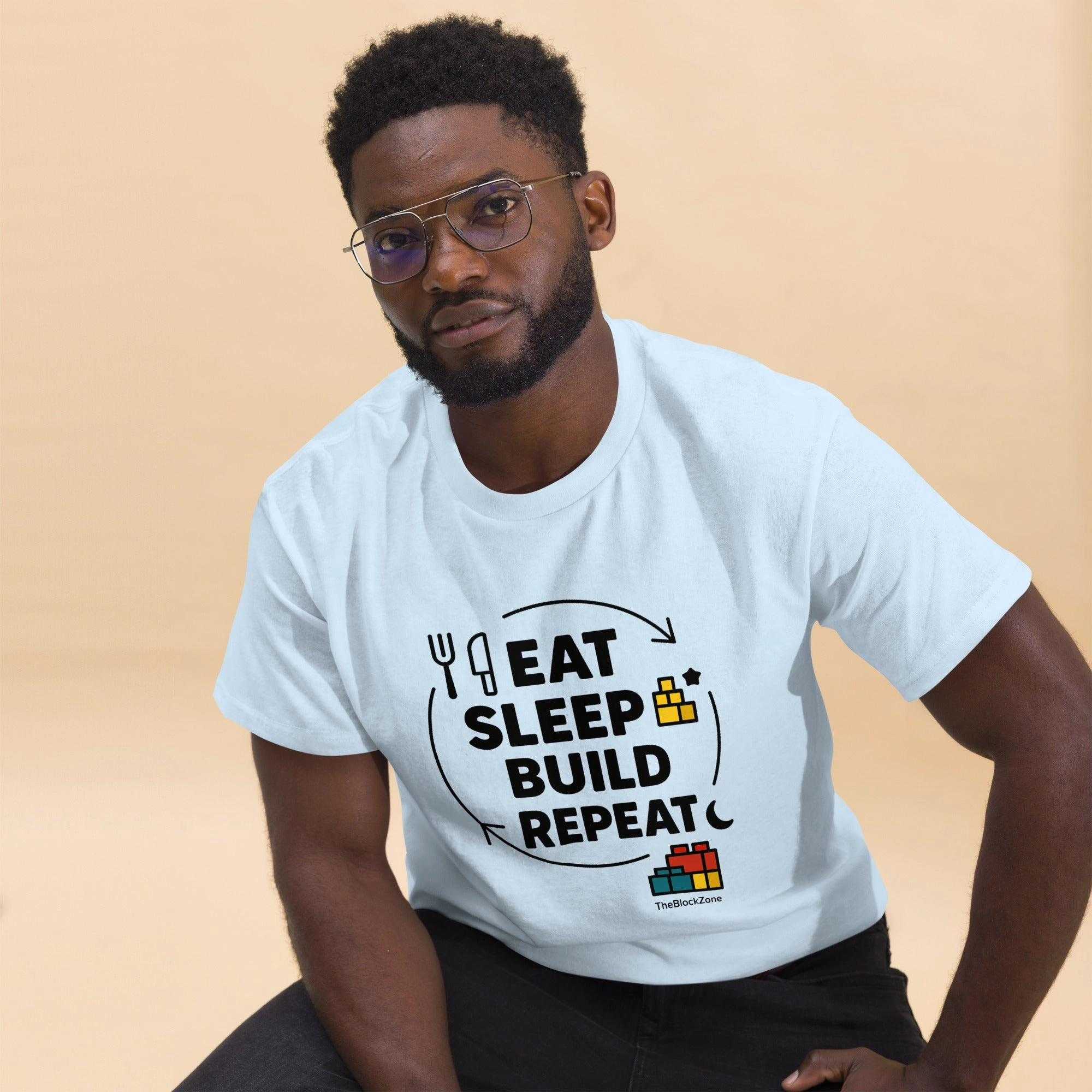 Eat. Sleep. Build. Repeat Tee