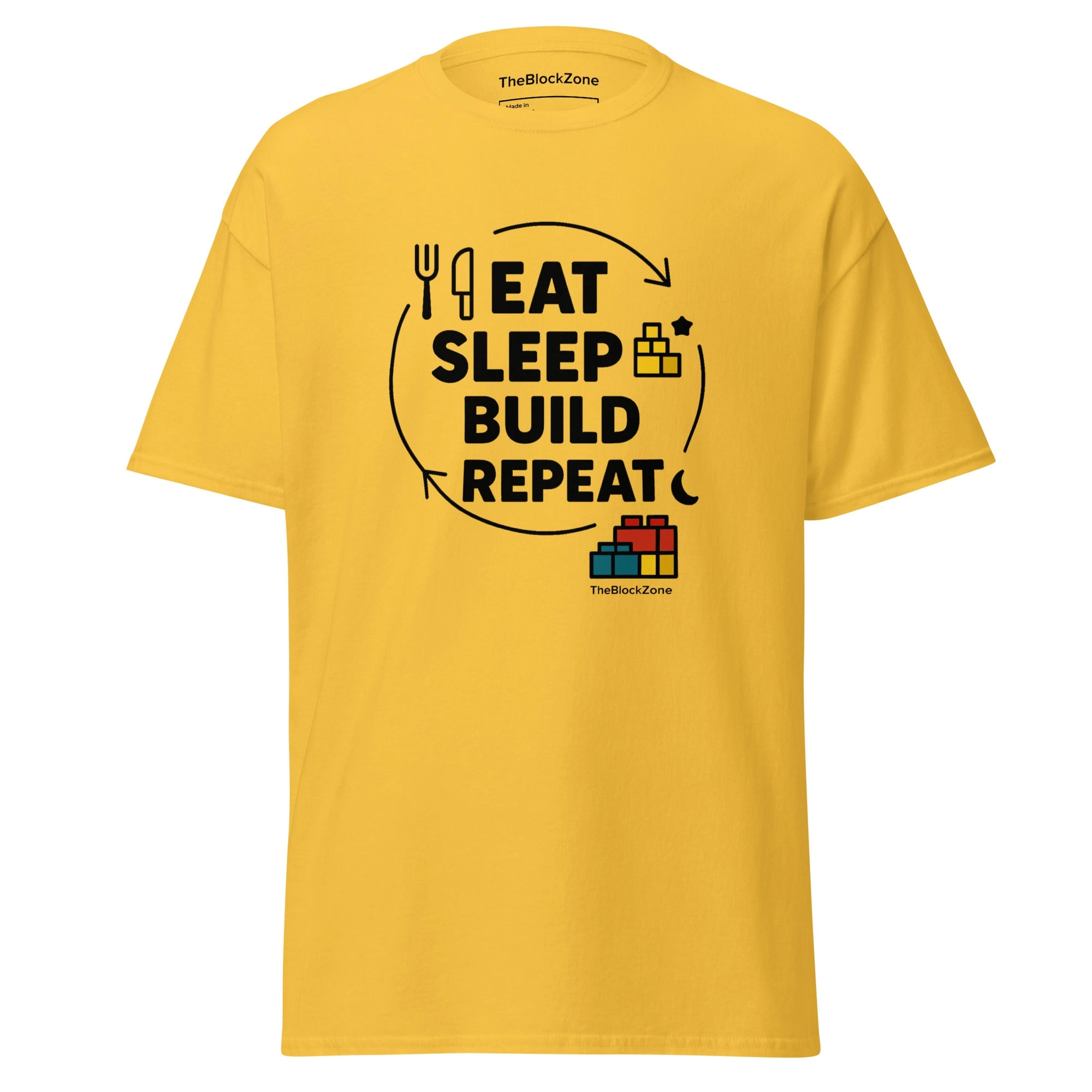 Eat. Sleep. Build. Repeat Tee