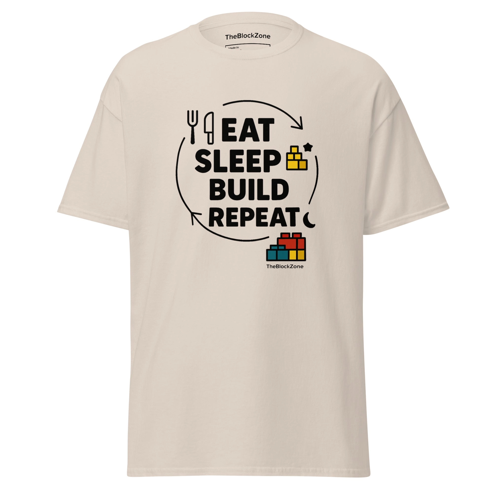 Eat. Sleep. Build. Repeat Tee