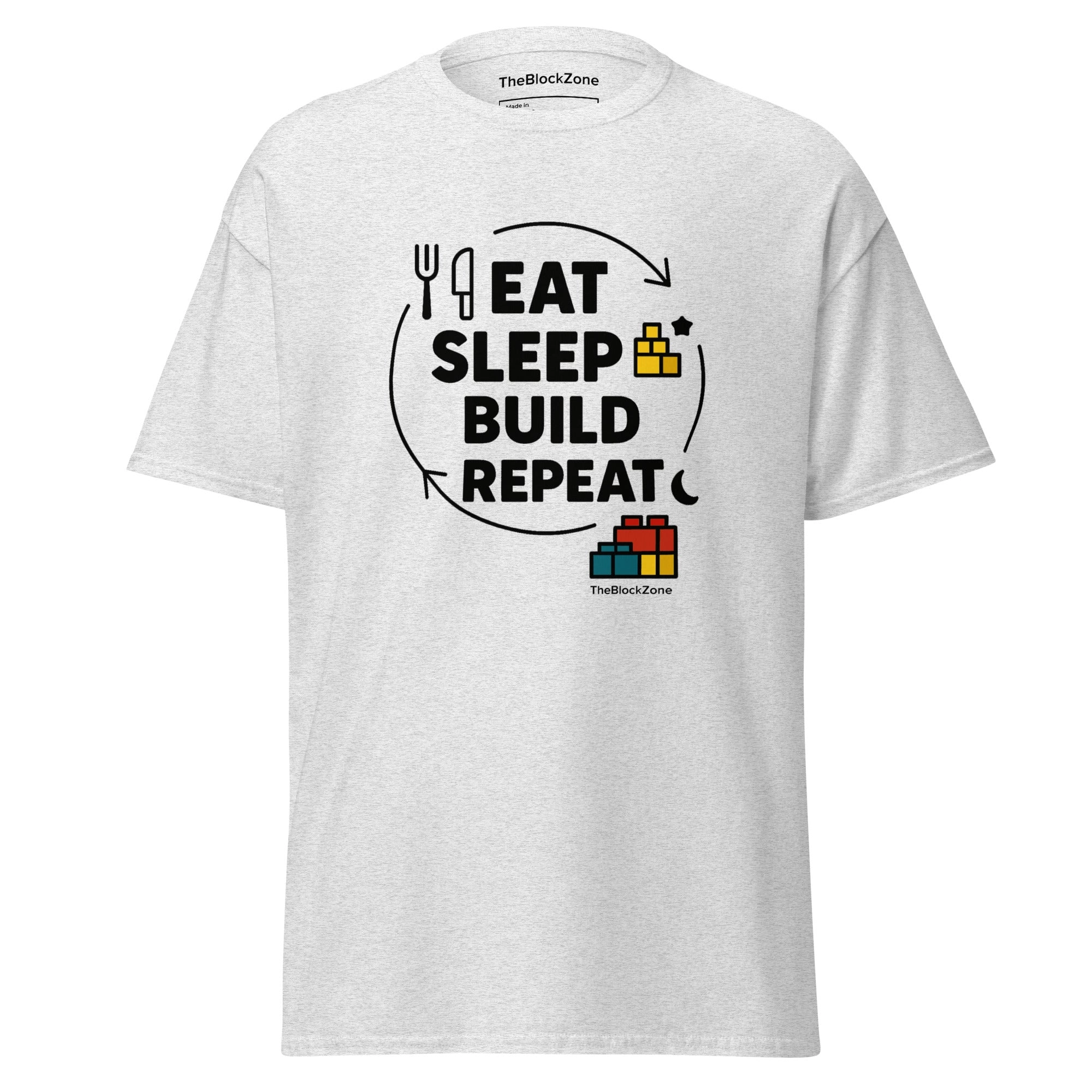 Eat. Sleep. Build. Repeat Tee