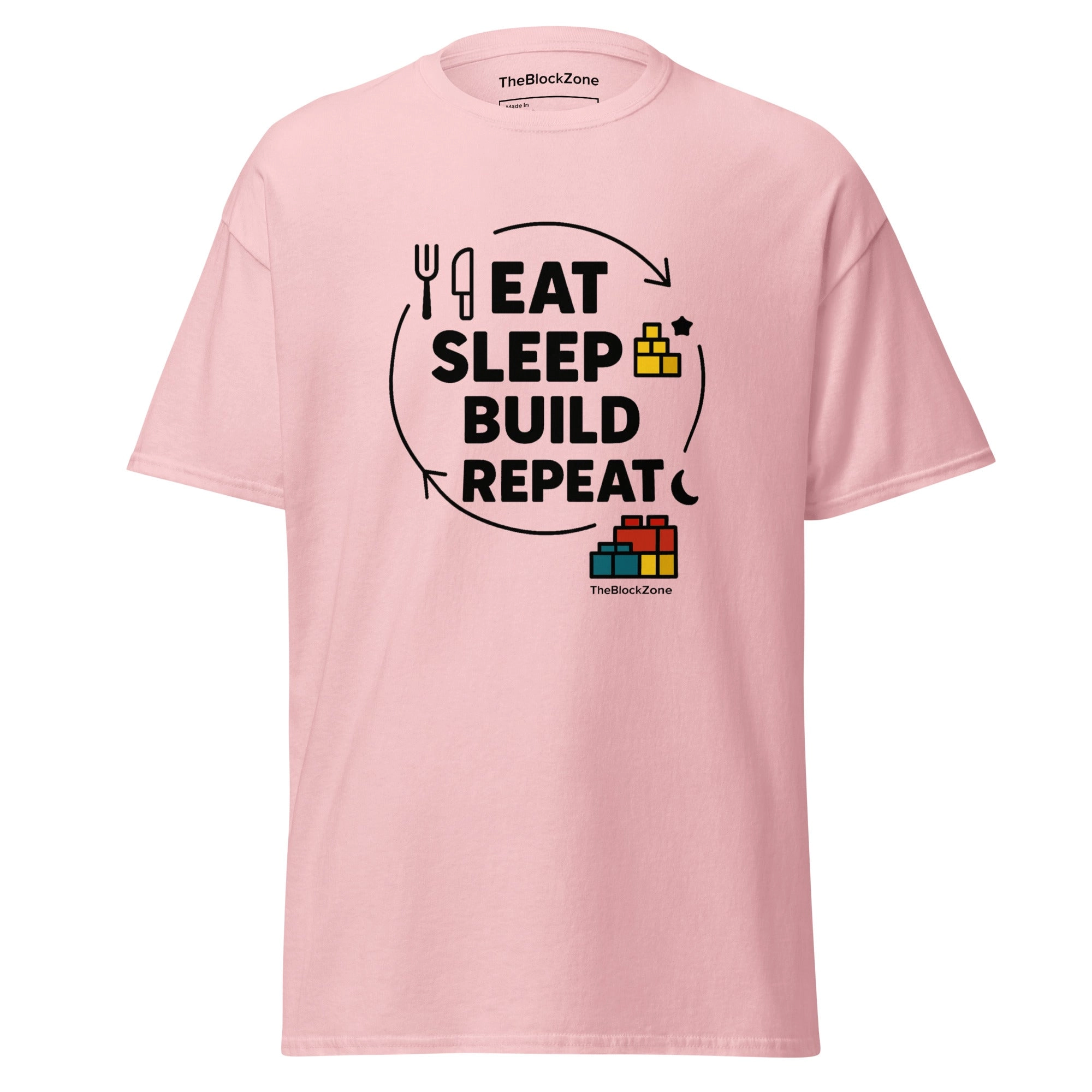 Eat. Sleep. Build. Repeat Tee