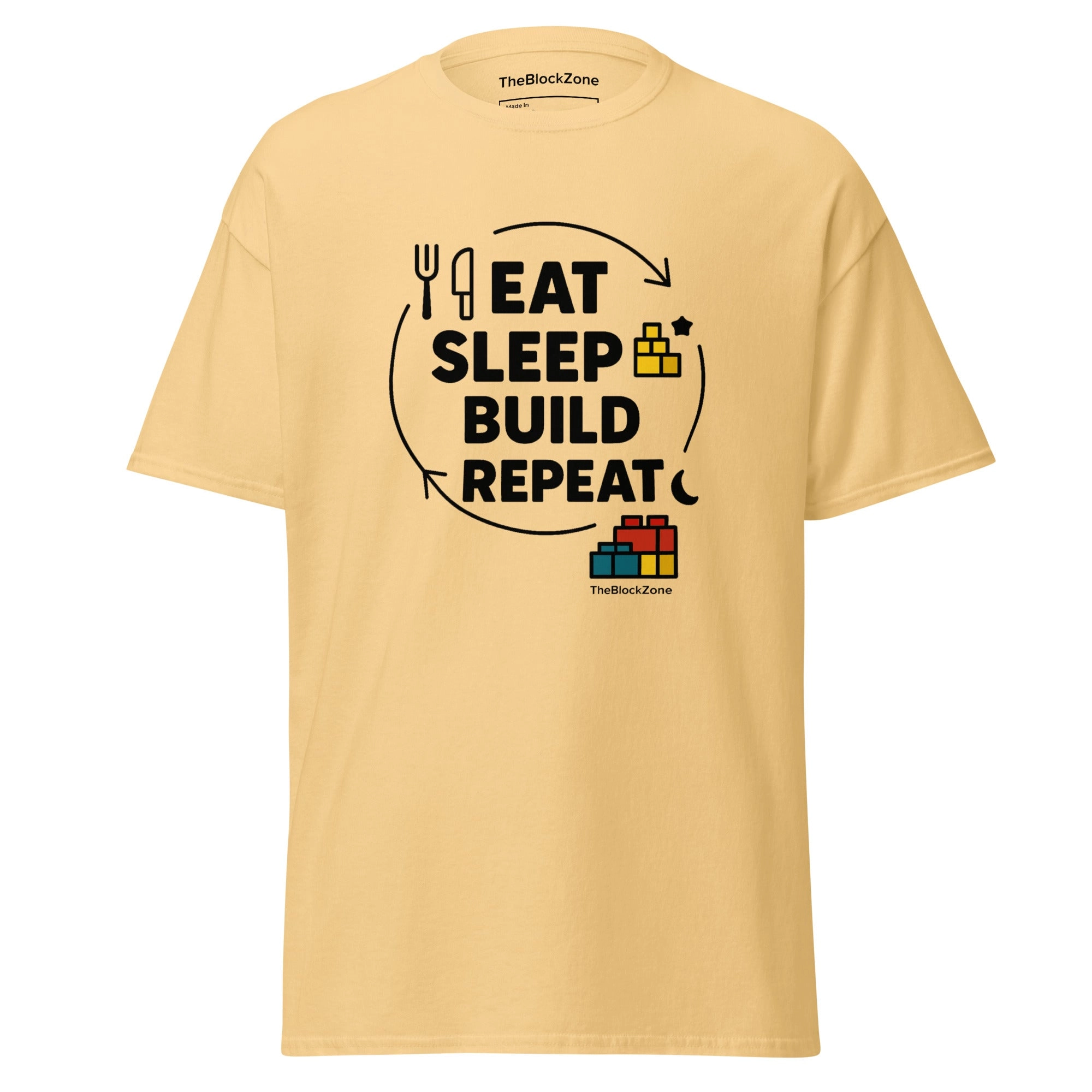 Eat. Sleep. Build. Repeat Tee
