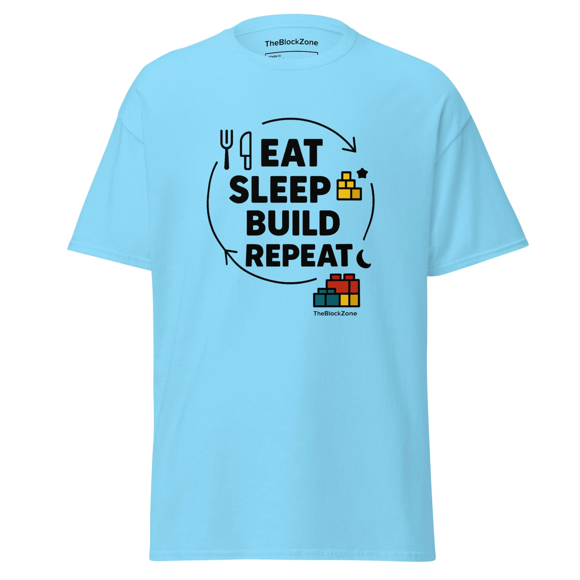 Eat. Sleep. Build. Repeat Tee