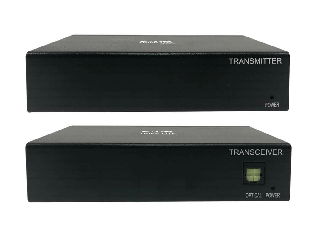 Eaton Tripp Lite Series DisplayPort over Cat6 Extender Kit Transmitter/Receiver w Repeater 4K60Hz 4:4:4 Power over Cable TAA B127A-111-BDTDA