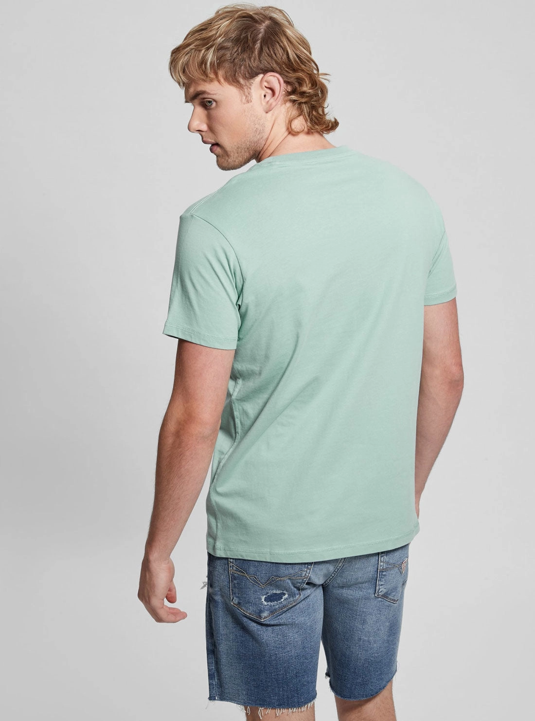 Eco Green Triangle Embroidered T-Shirt
