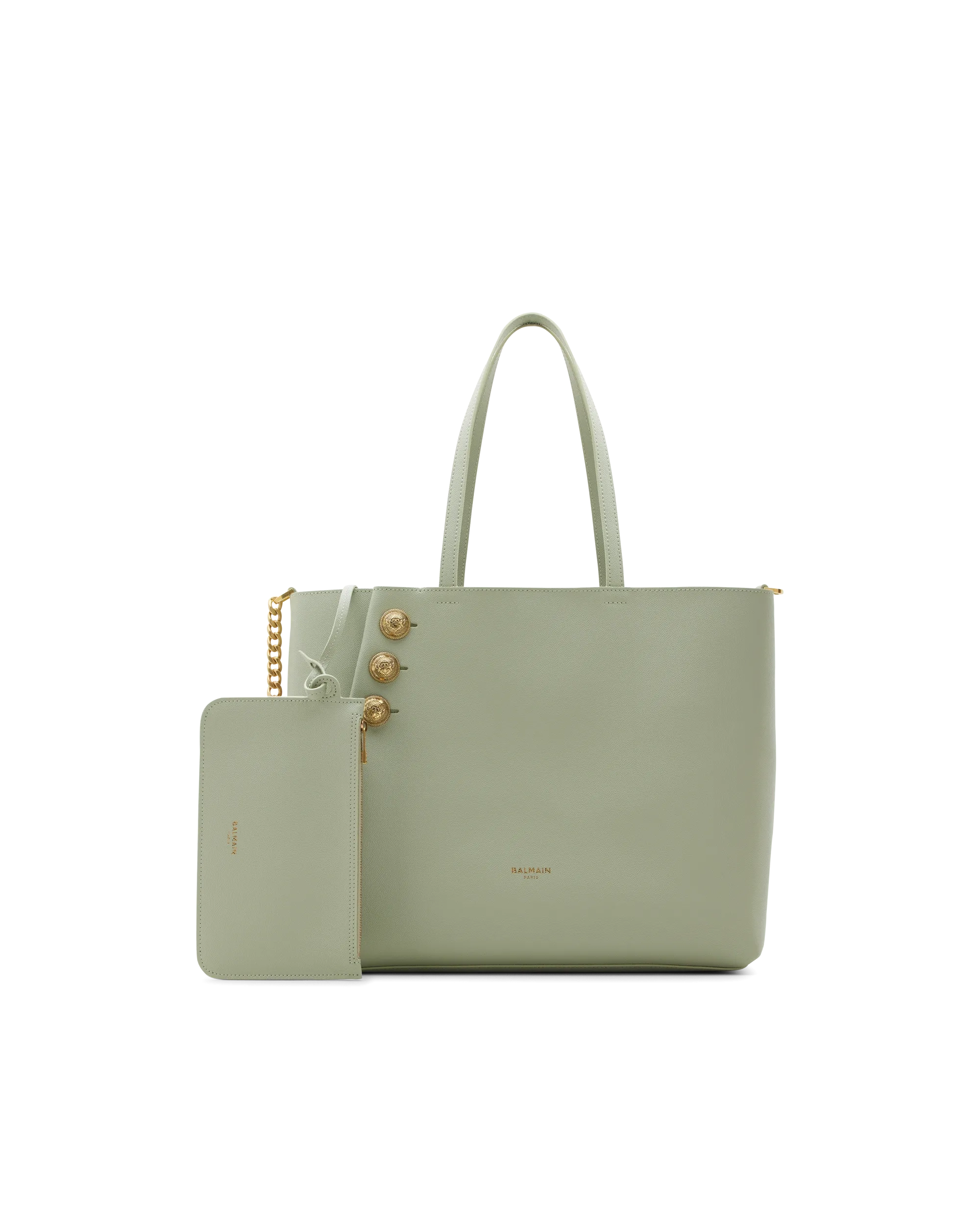 Emblème Grained Calfskin Tote Bag