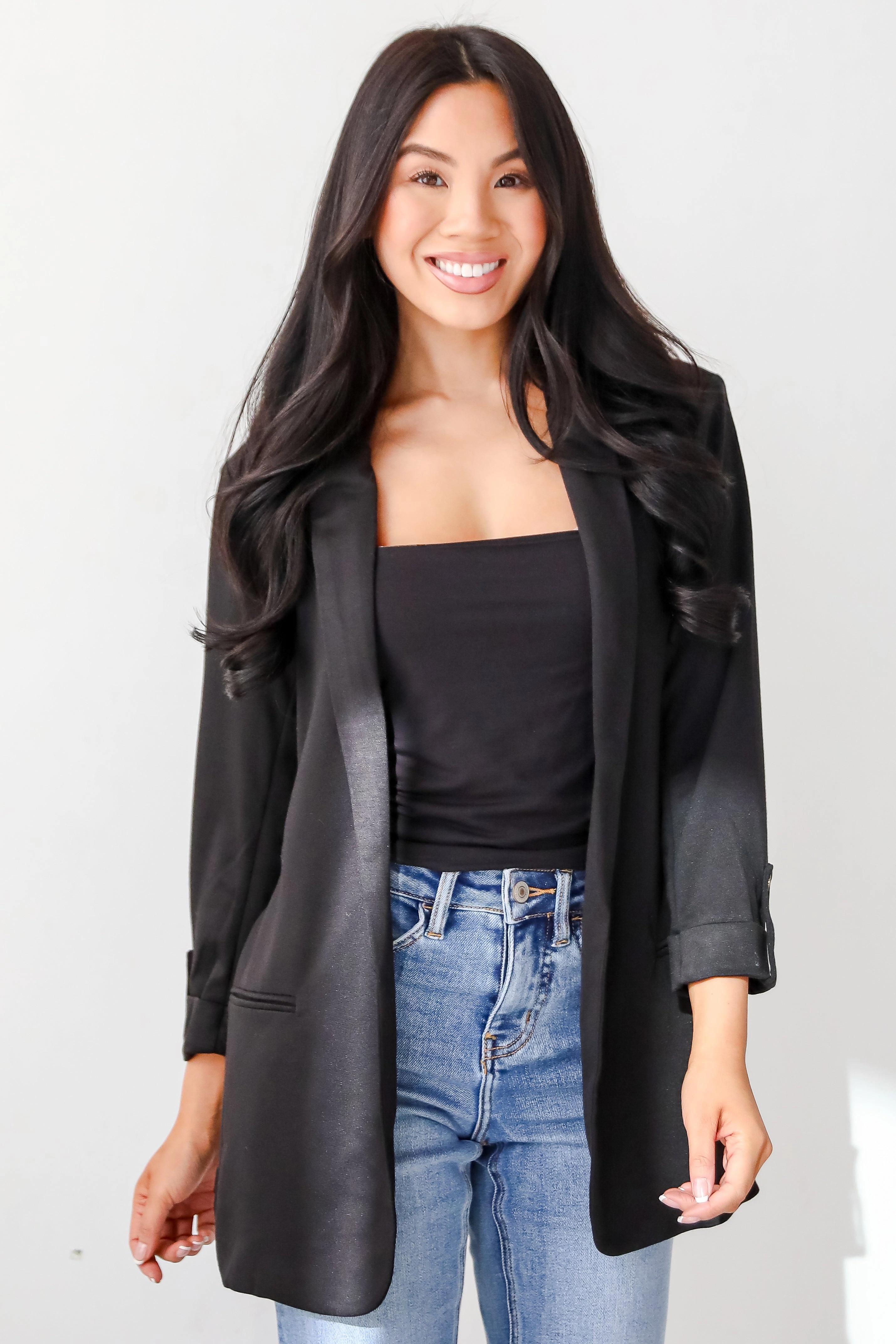 FINAL SALE - Major Confidence Black Blazer