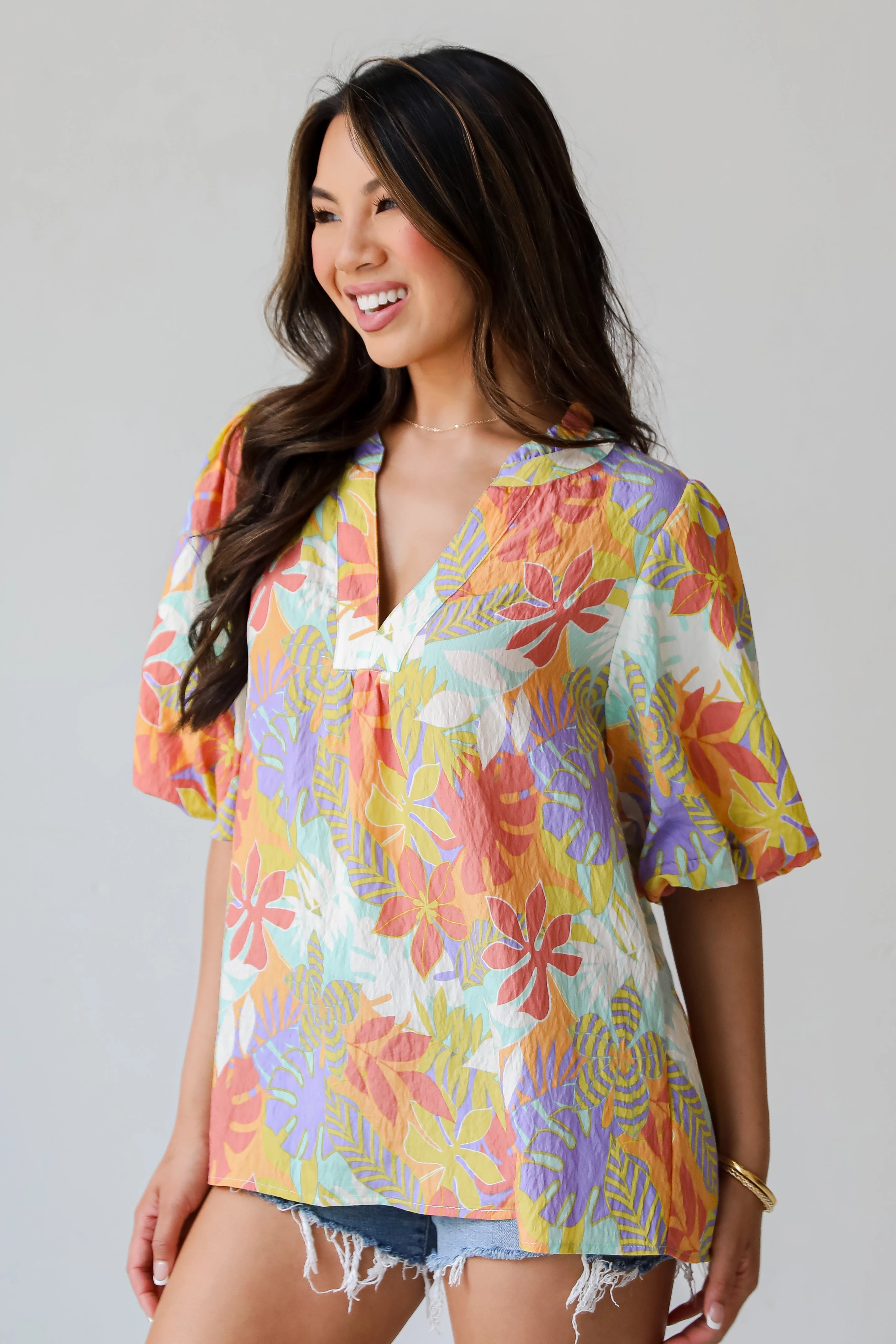 FINAL SALE - Majorly Poised Floral Blouse