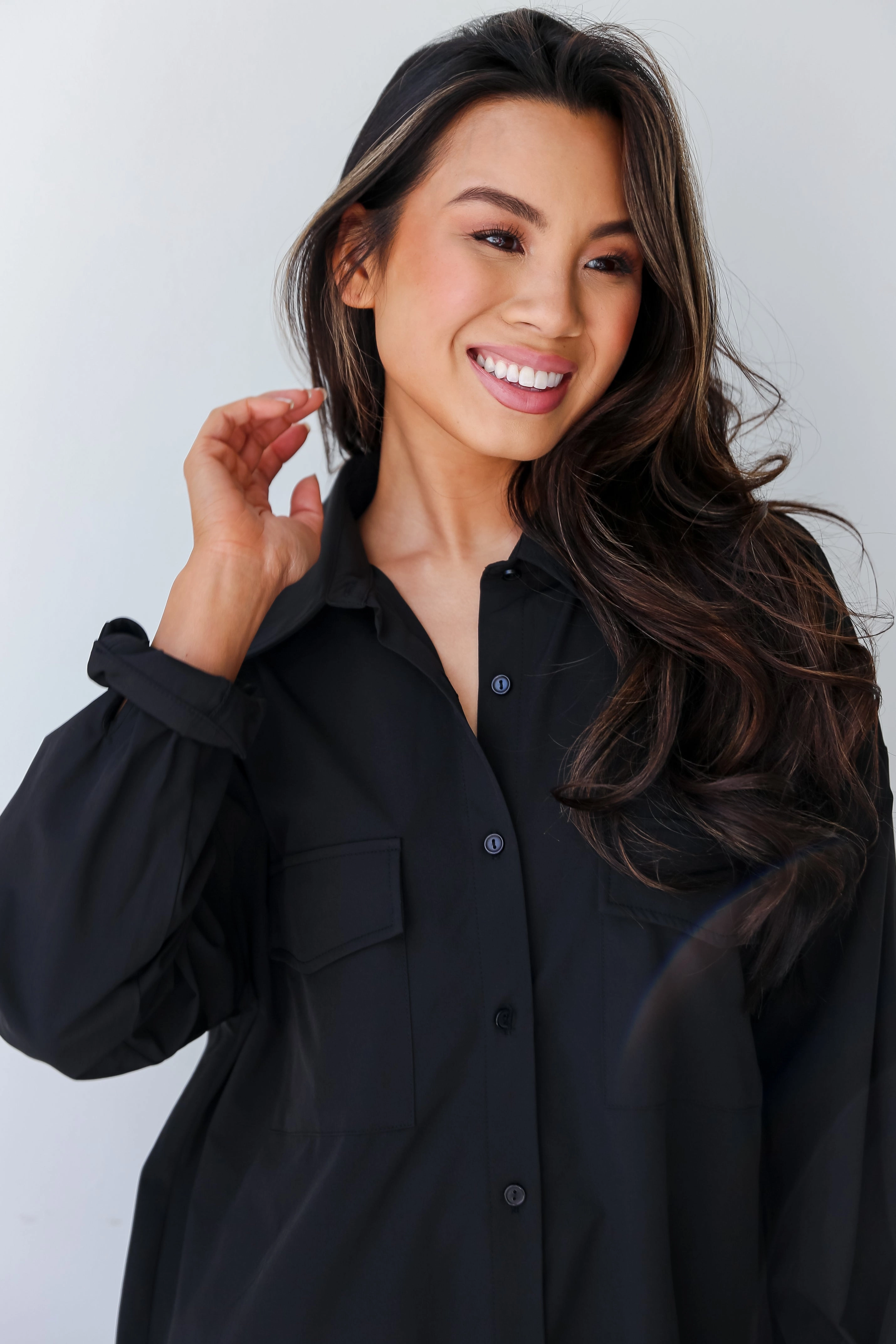 FINAL SALE - Remi Button-Up Blouse - DU DEAL