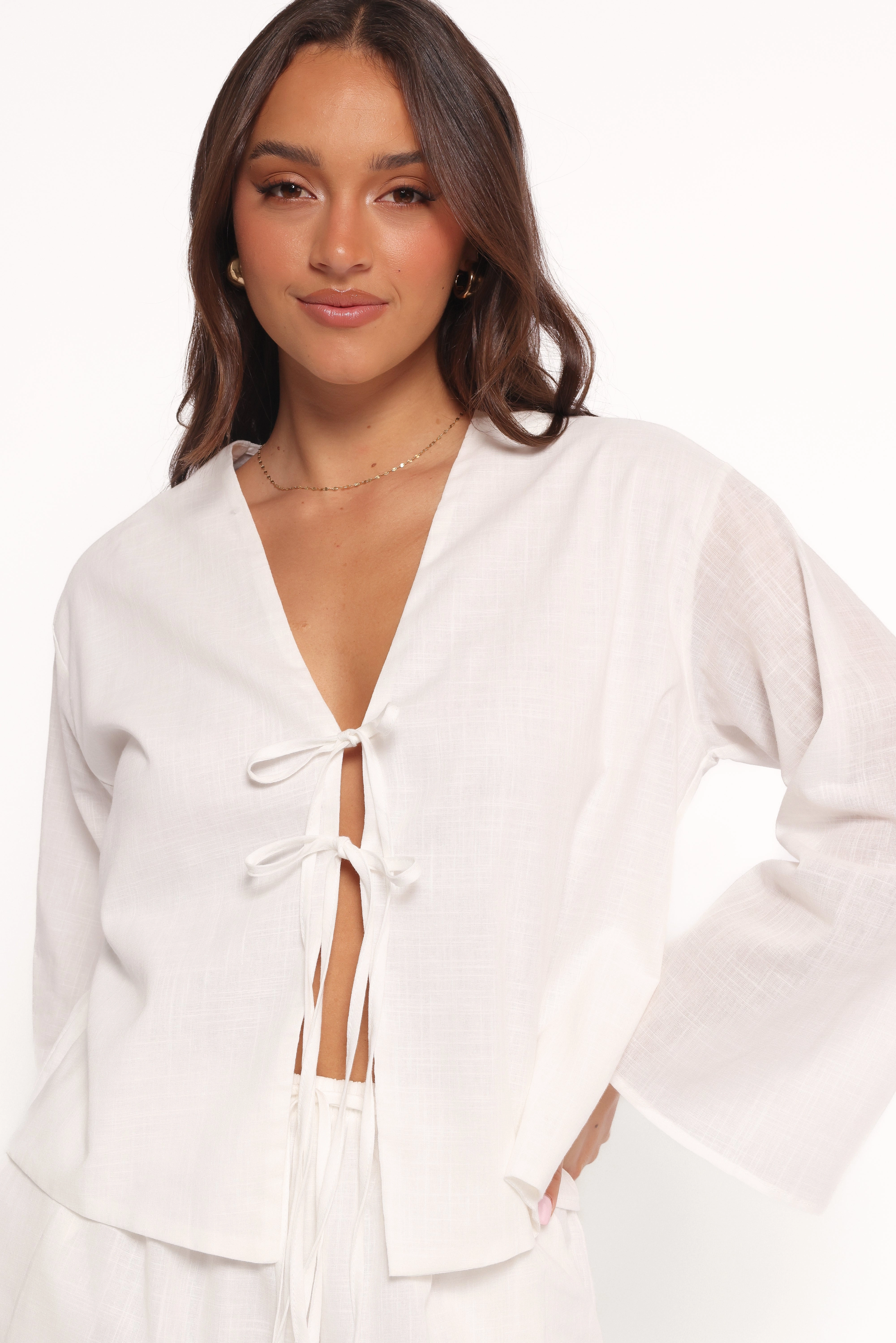 Flynn Short Set - White