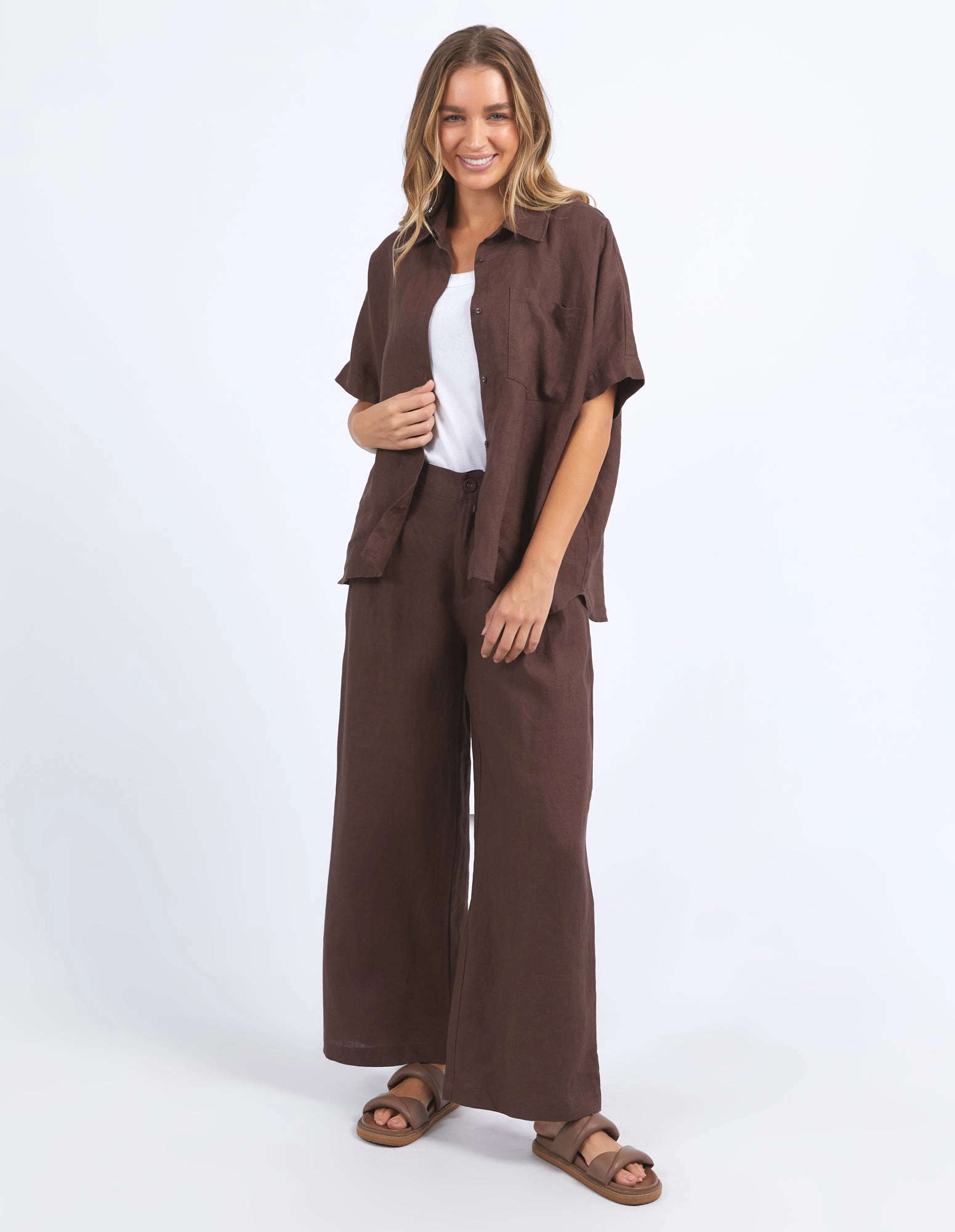 Foxwood Pierra Shirt Chocolate