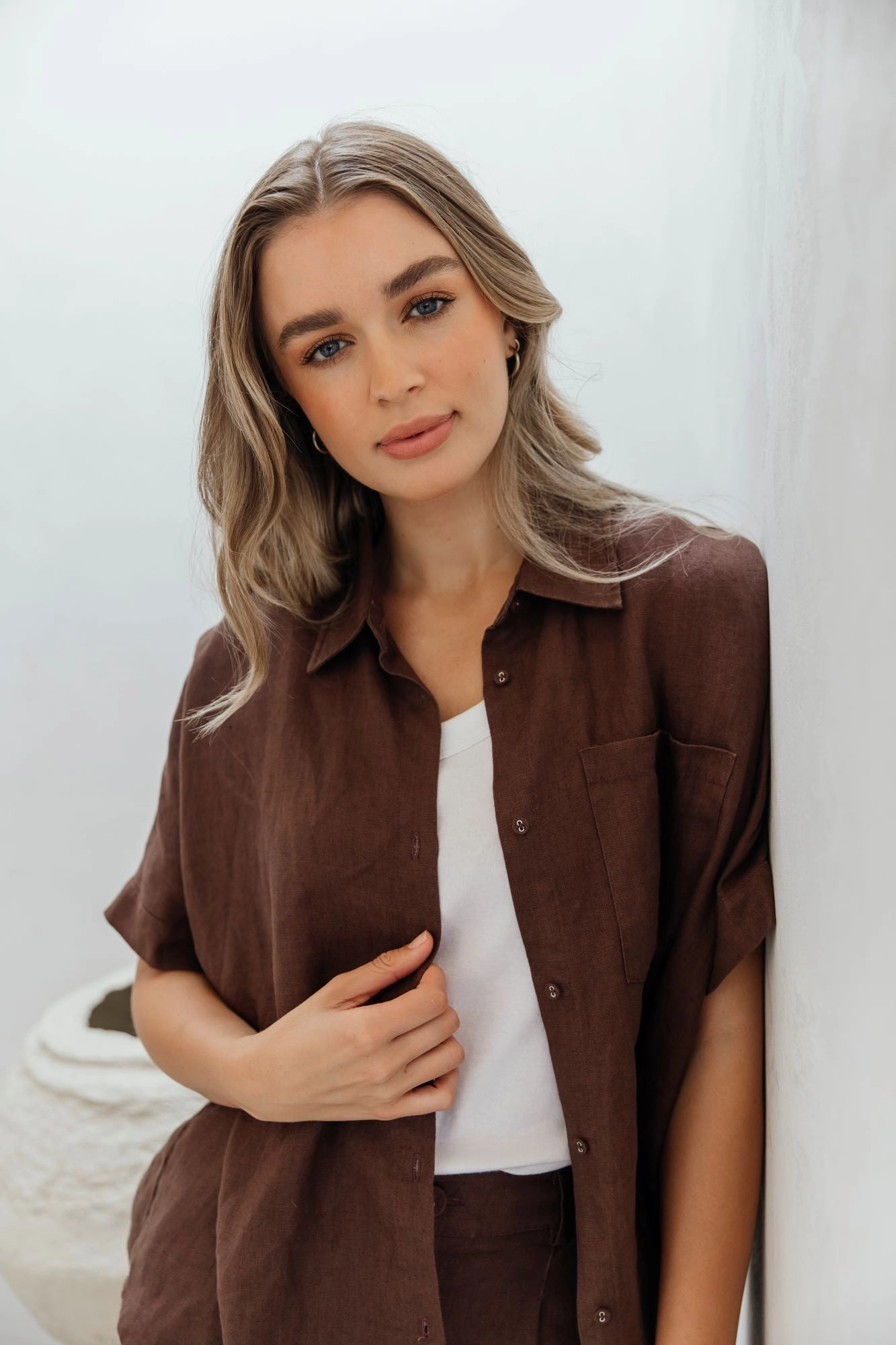 Foxwood Pierra Shirt Chocolate