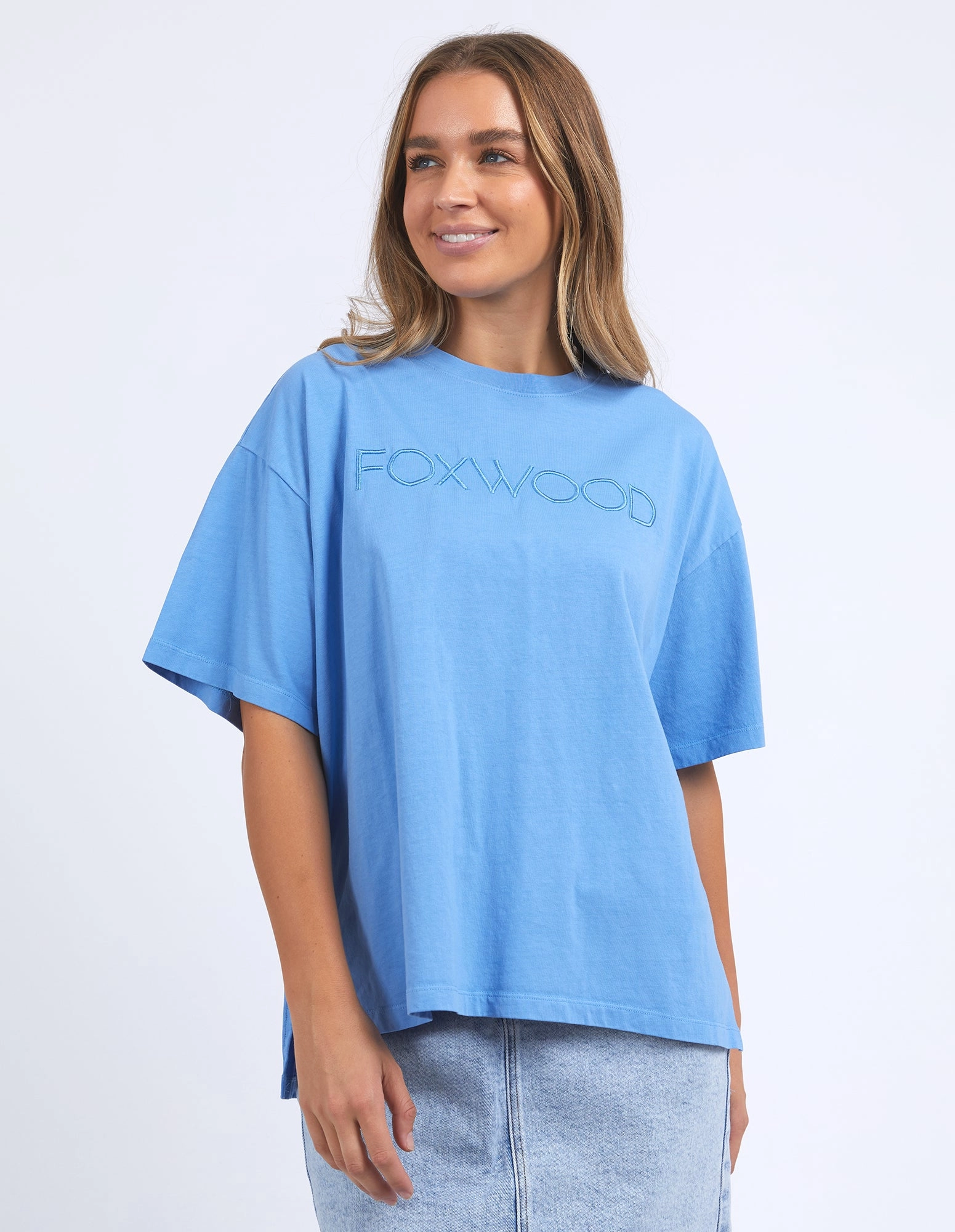 Foxwood Simplified Tee Blue