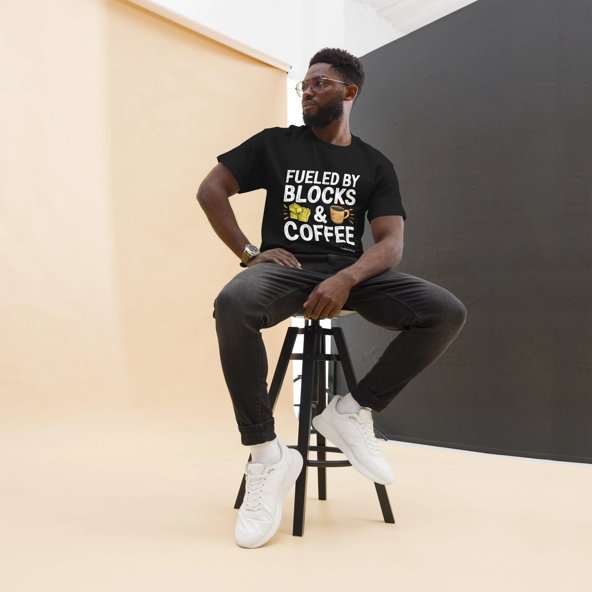 Fueled By Blocks & Coffee Tee