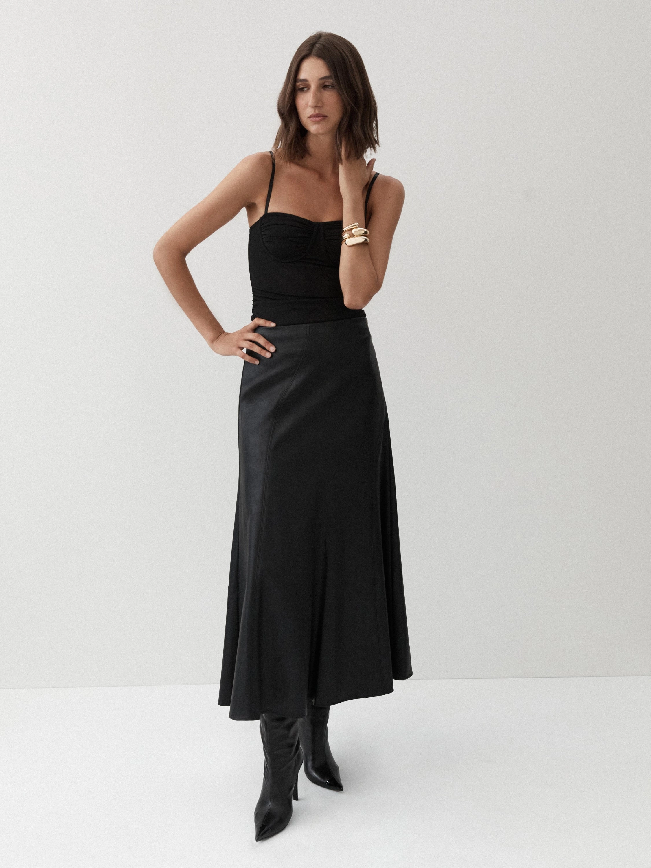 GIA MIDI SKIRT