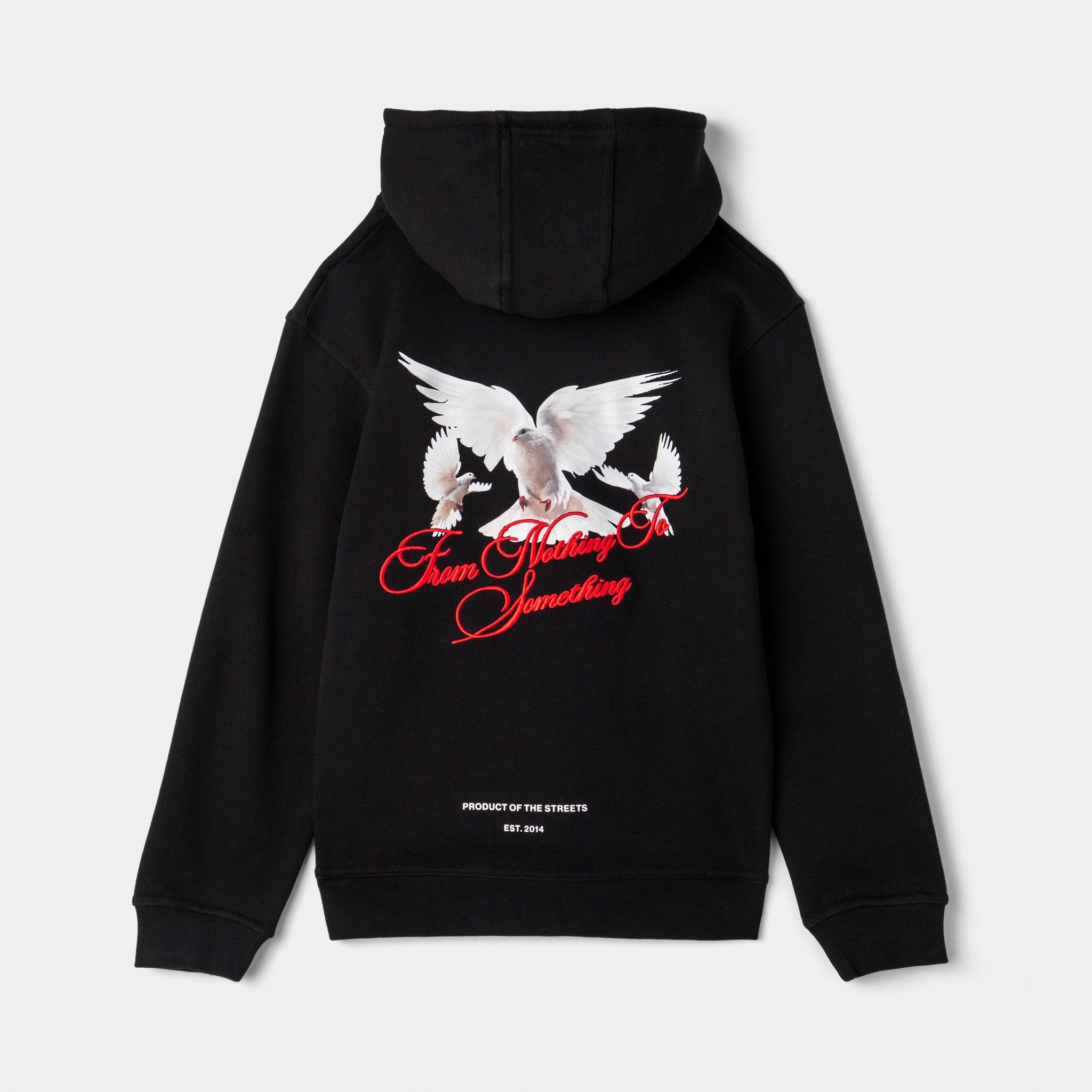 Hoodrich Juniors' Flight 3 Panel Hoodie Black / White - Lychee