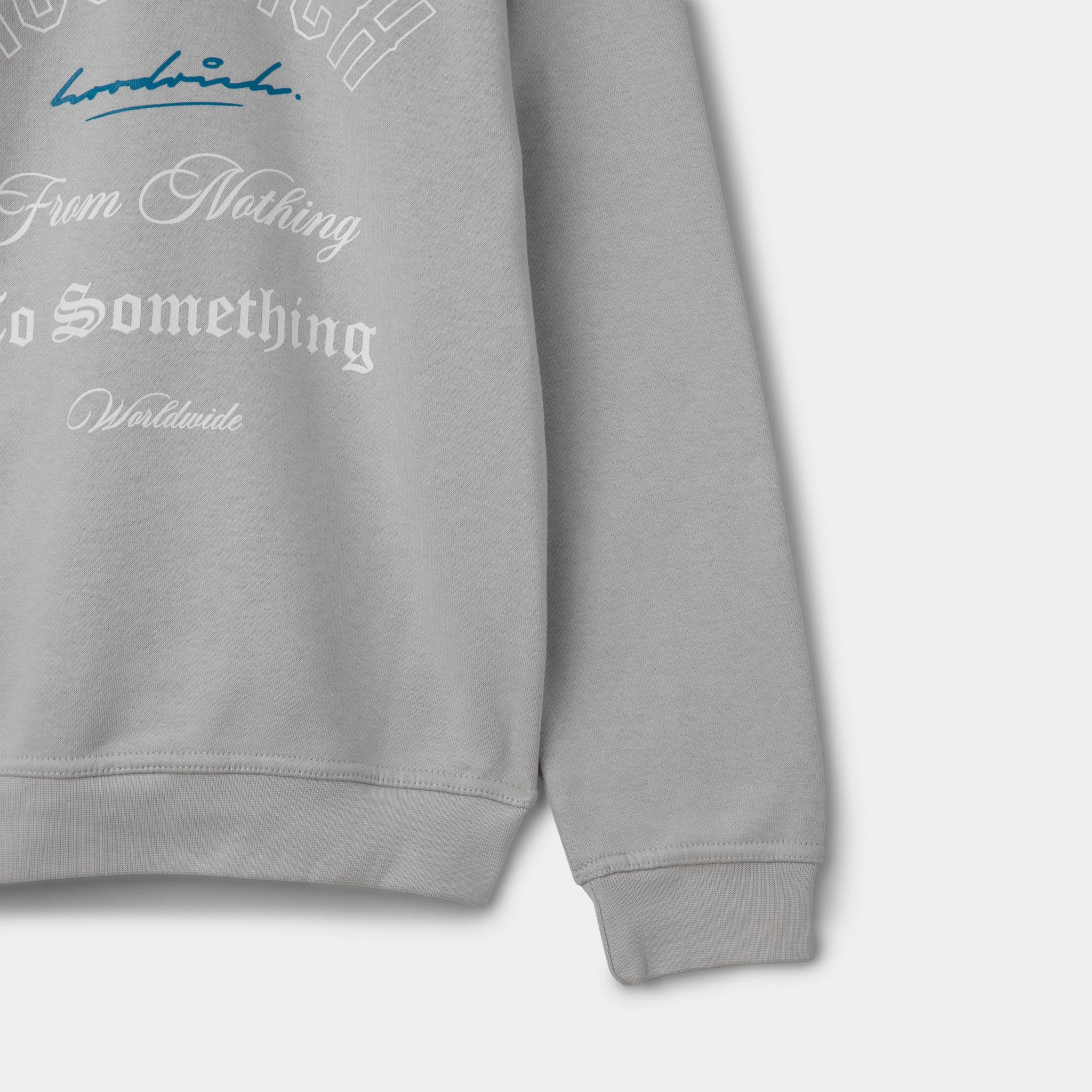 Hoodrich Juniors' Lynk Pullover Hoodie Quiet Gray / White  - Blue Danube
