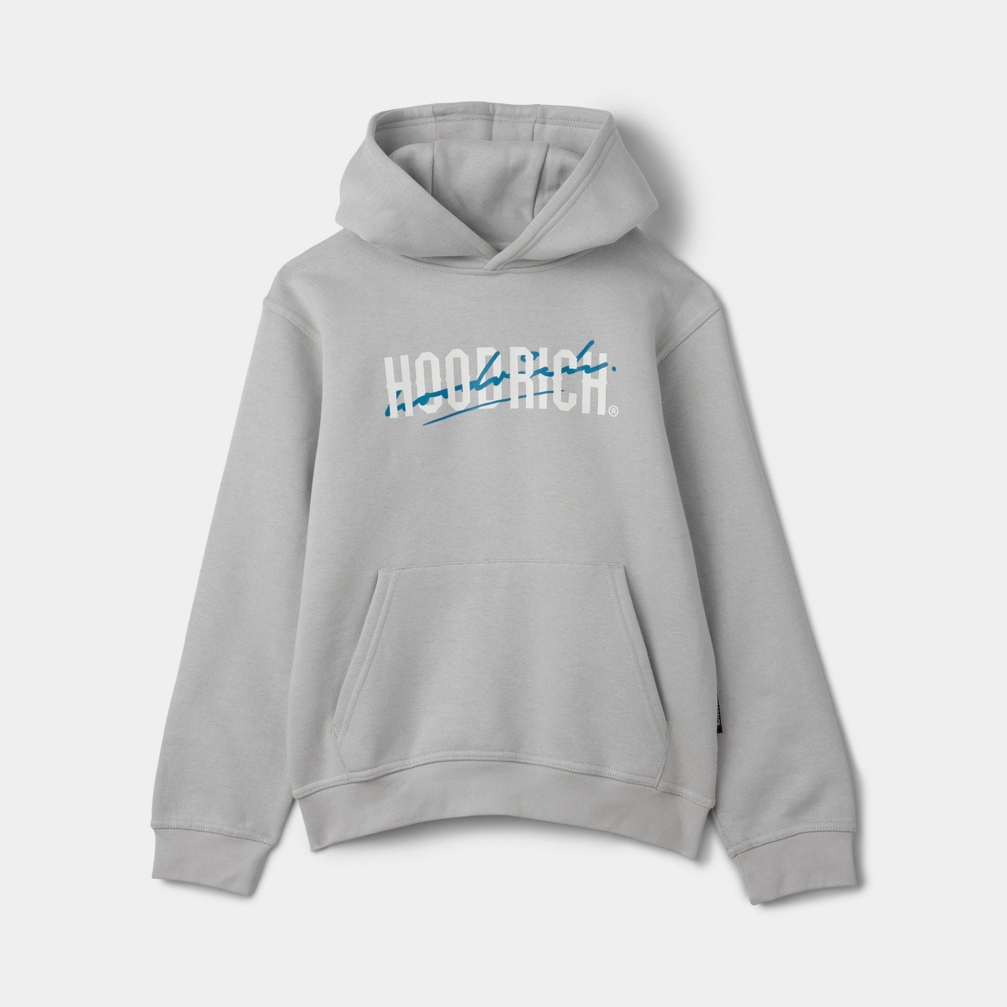 Hoodrich Juniors' Lynk Pullover Hoodie Quiet Gray / White  - Blue Danube