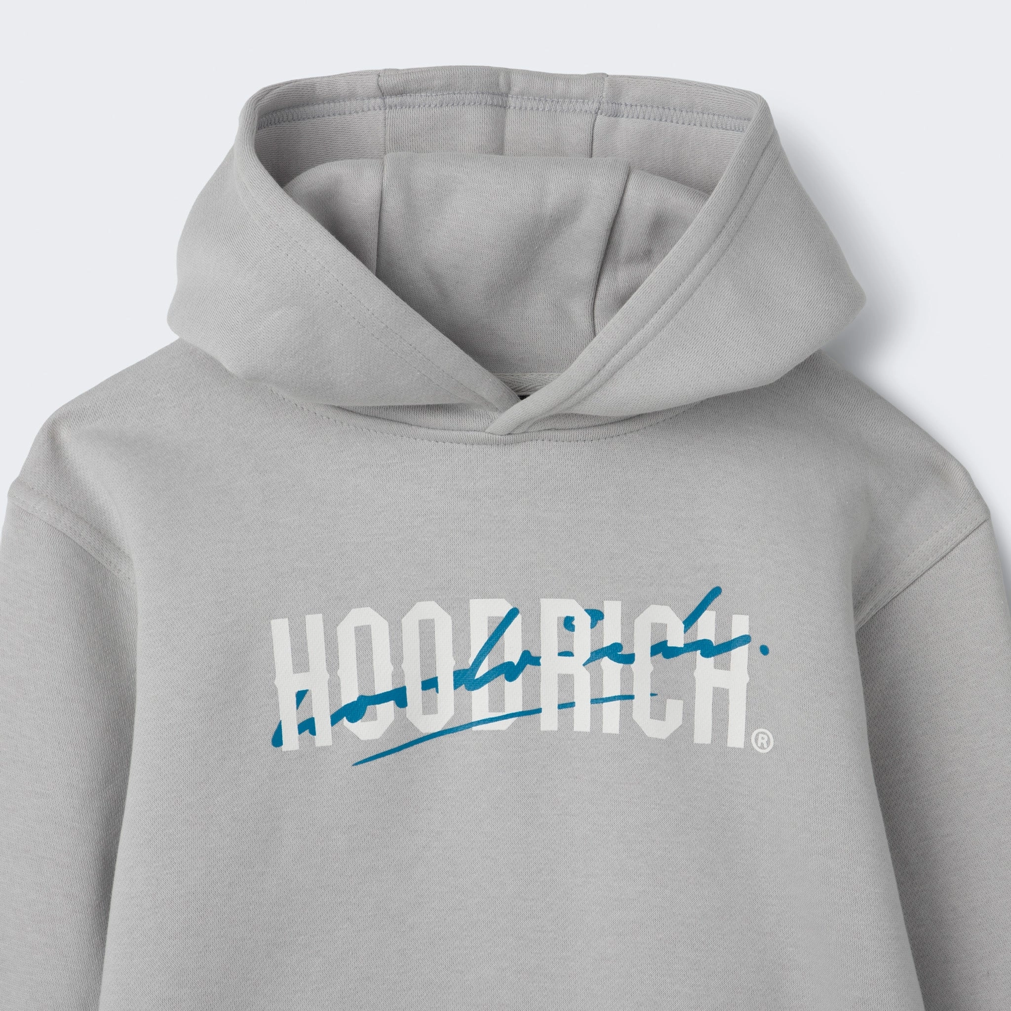 Hoodrich Juniors' Lynk Pullover Hoodie Quiet Gray / White  - Blue Danube